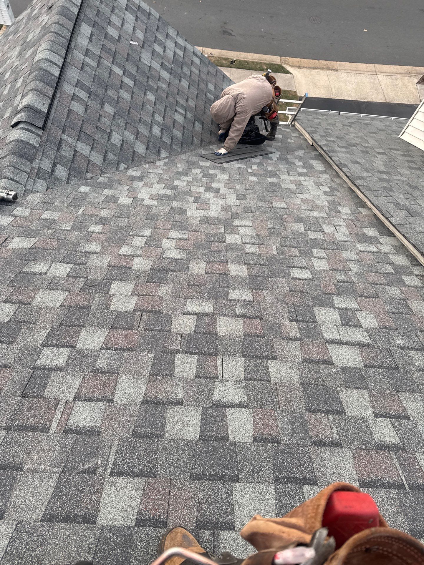 Bristow: Residential Roof Replacement with CertainTeed Landmark Pro in Max Def Colonial Slate by RM Banning, Inc.