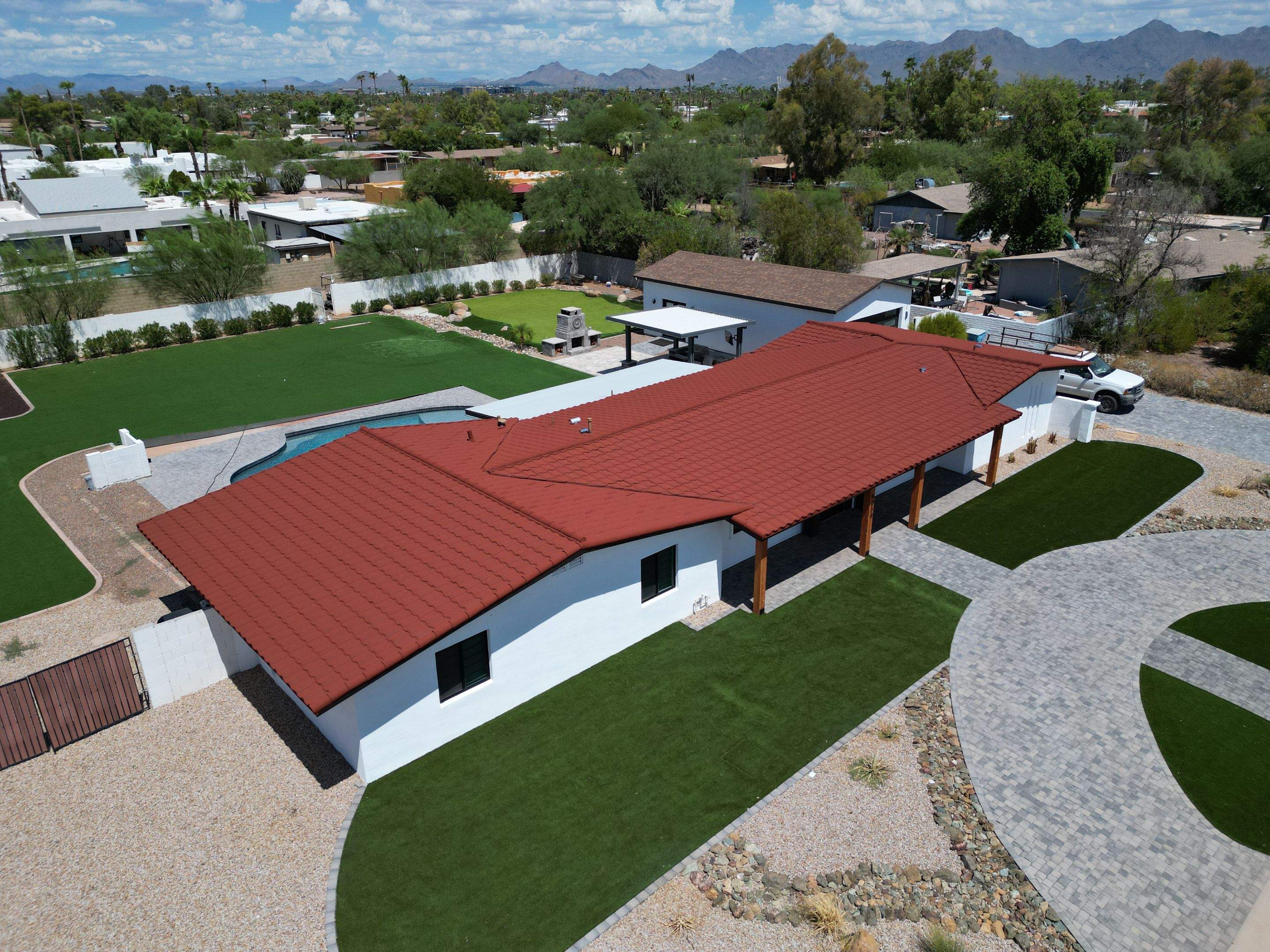 Terracotta Stone Coated Steel by Reimagine Roofing