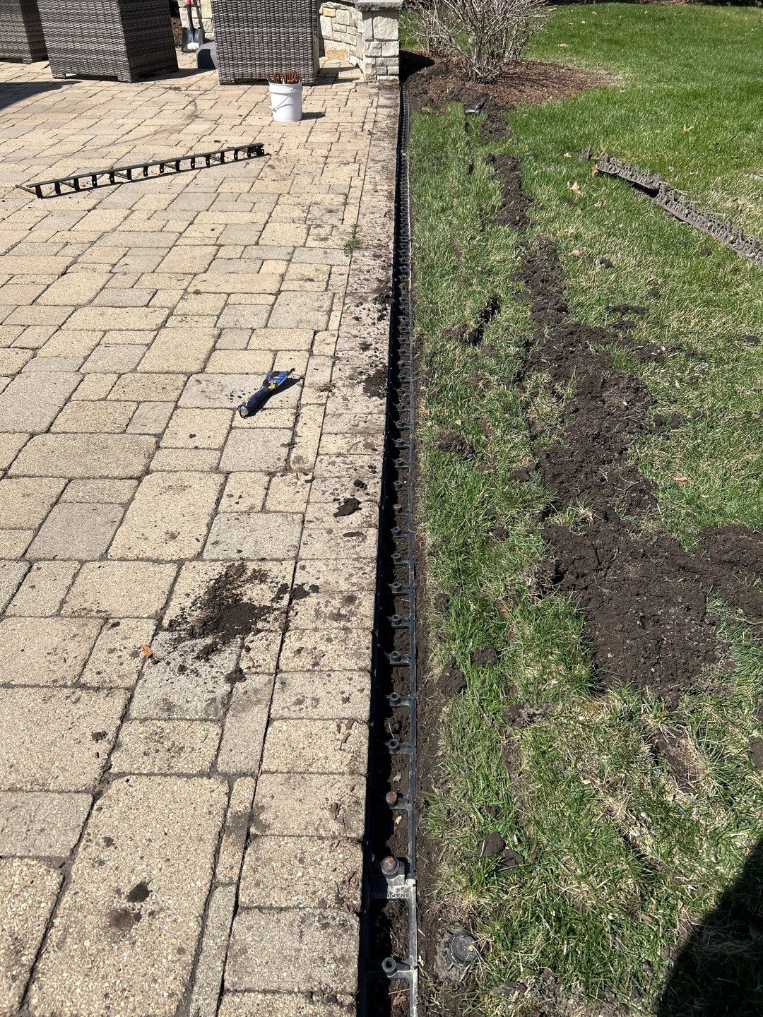 Brick paver repair, cleaning sanding and sealing by Northern Power Washing LLC.