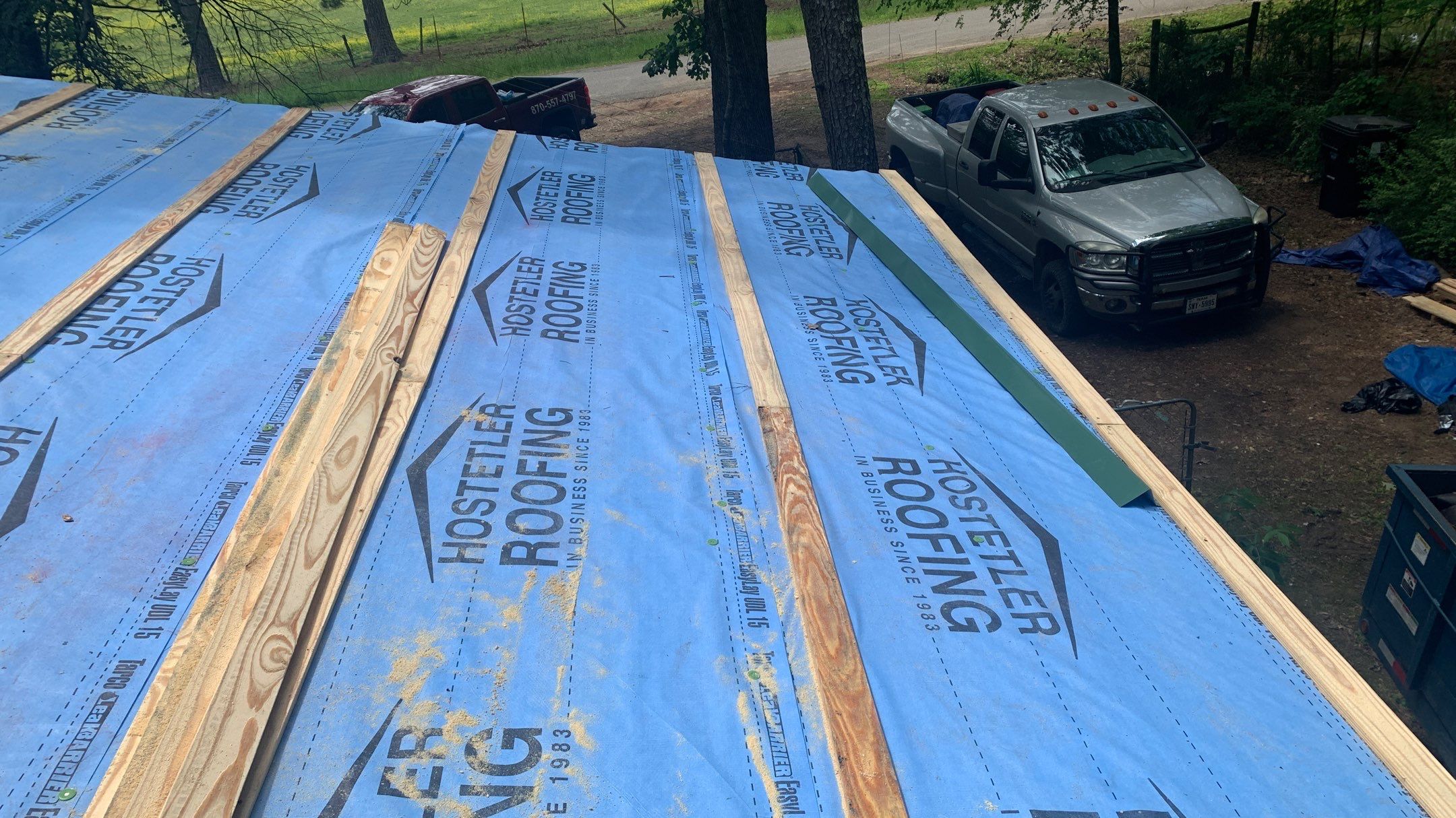 Residential Shingle Reroof using 29 gauge metal by Hostetler Roofing