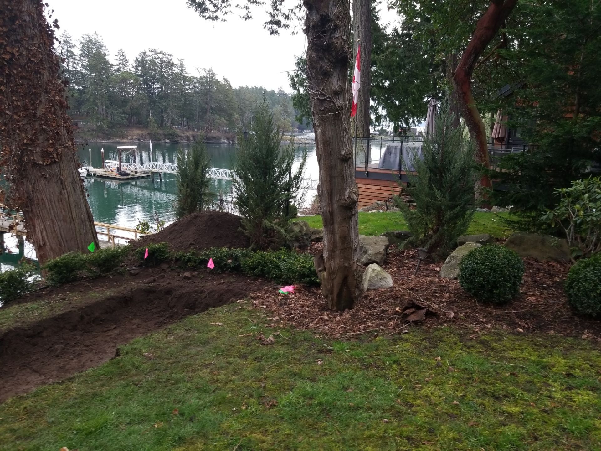 Coastal Landscape Restoration & Retaining Structure - In progress by Habanero Garden and Exterior Care