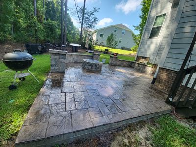 paver patio using Concrete Sealant