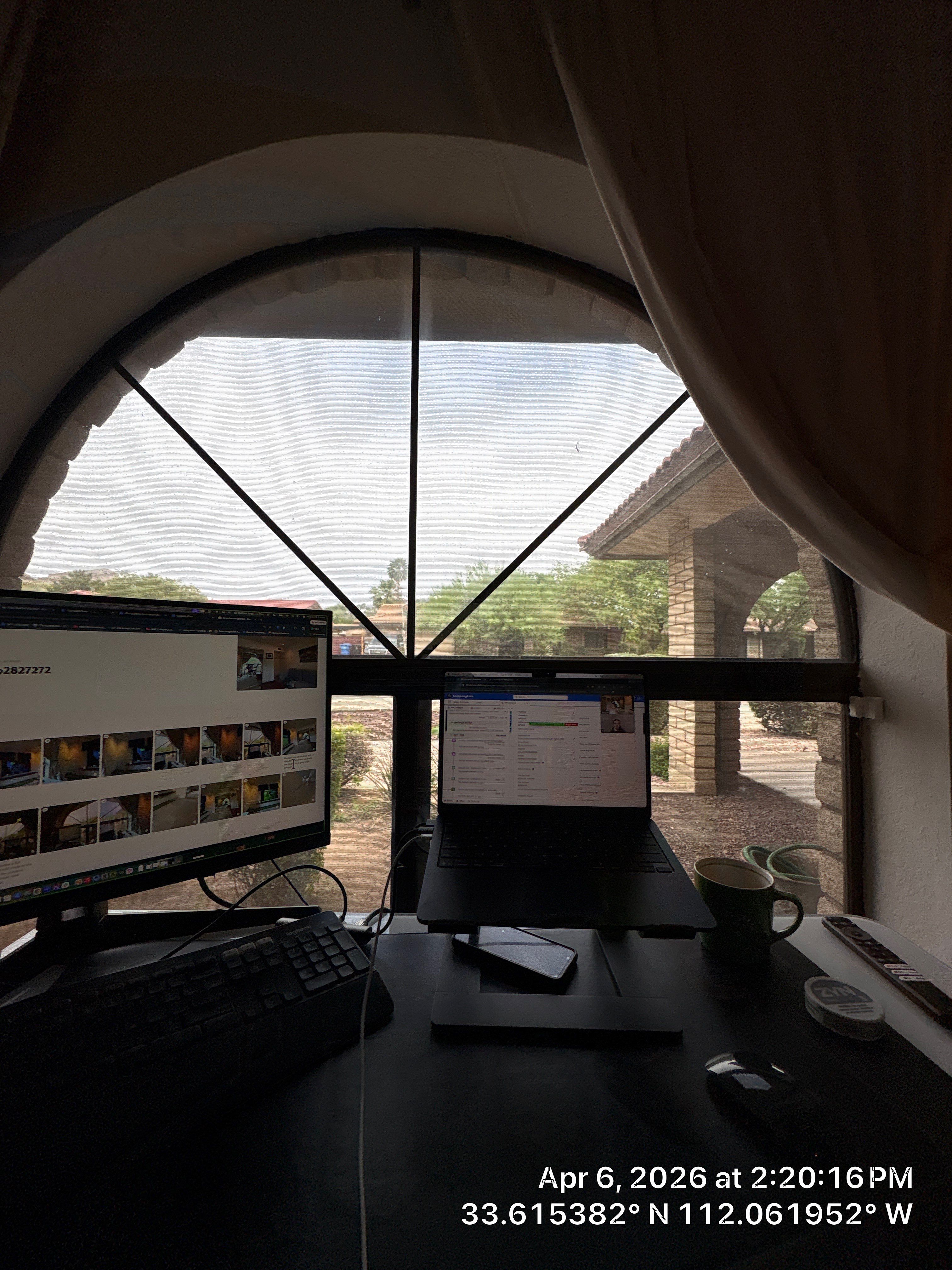 Phoenix Home Office Setup and Living Area Refresh by CompanyCam Sales Demo