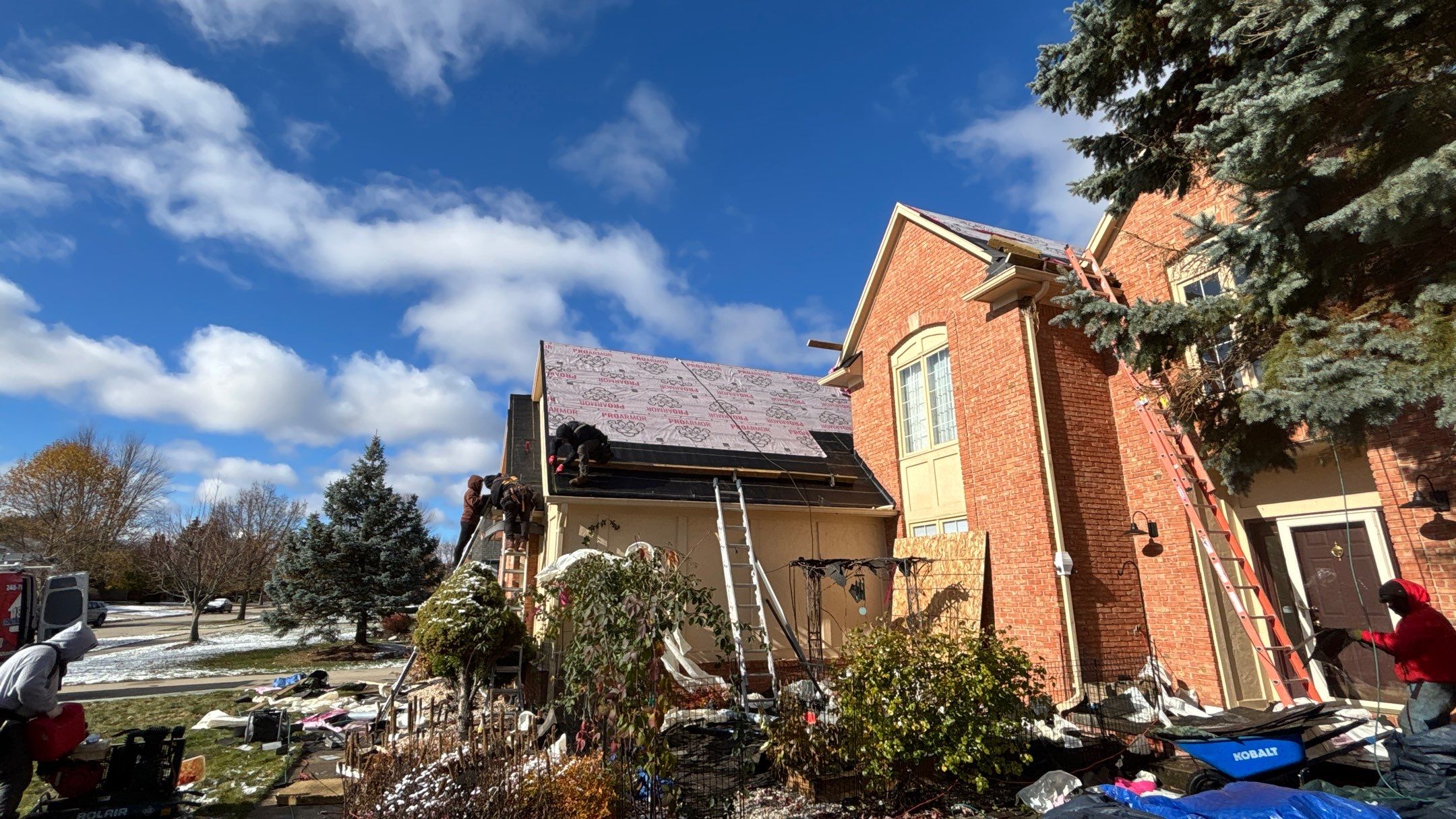 Roof Replacement using Owens Corning Williamsburg Grey by 180 Contractors