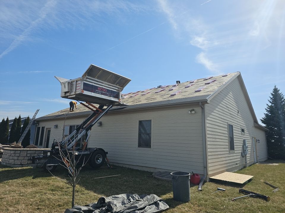 Partial re roof back slope only- Owens Corning Oakridge Driftwood by Nitro Roofing and Construction
