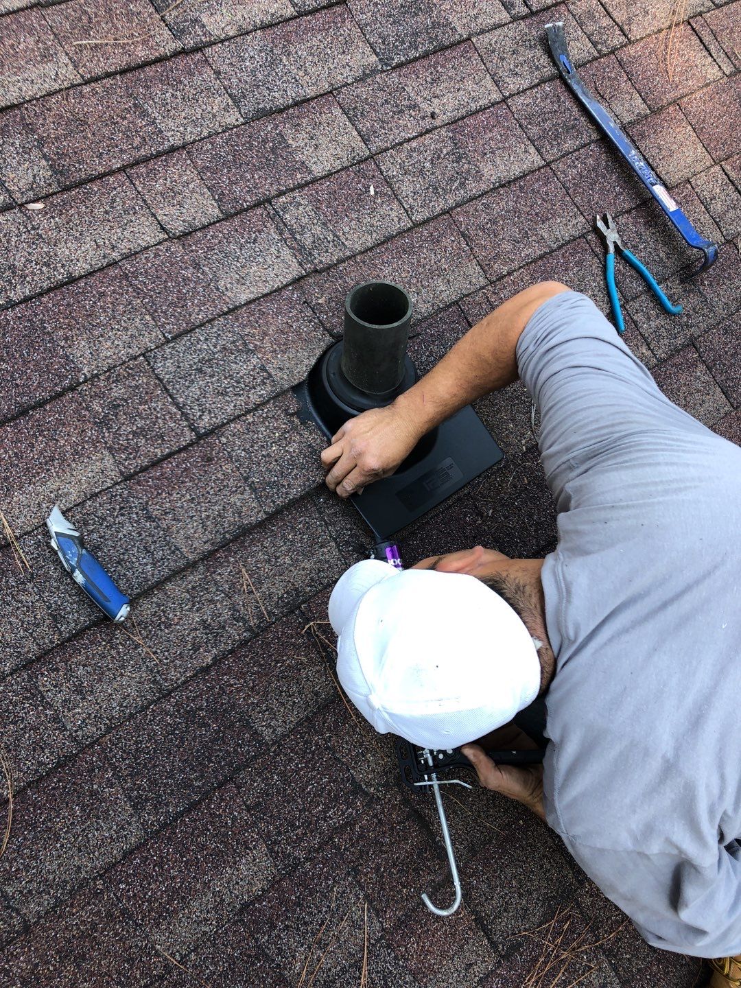 Chimney Flashing using Roof Repair by American Roofing NC