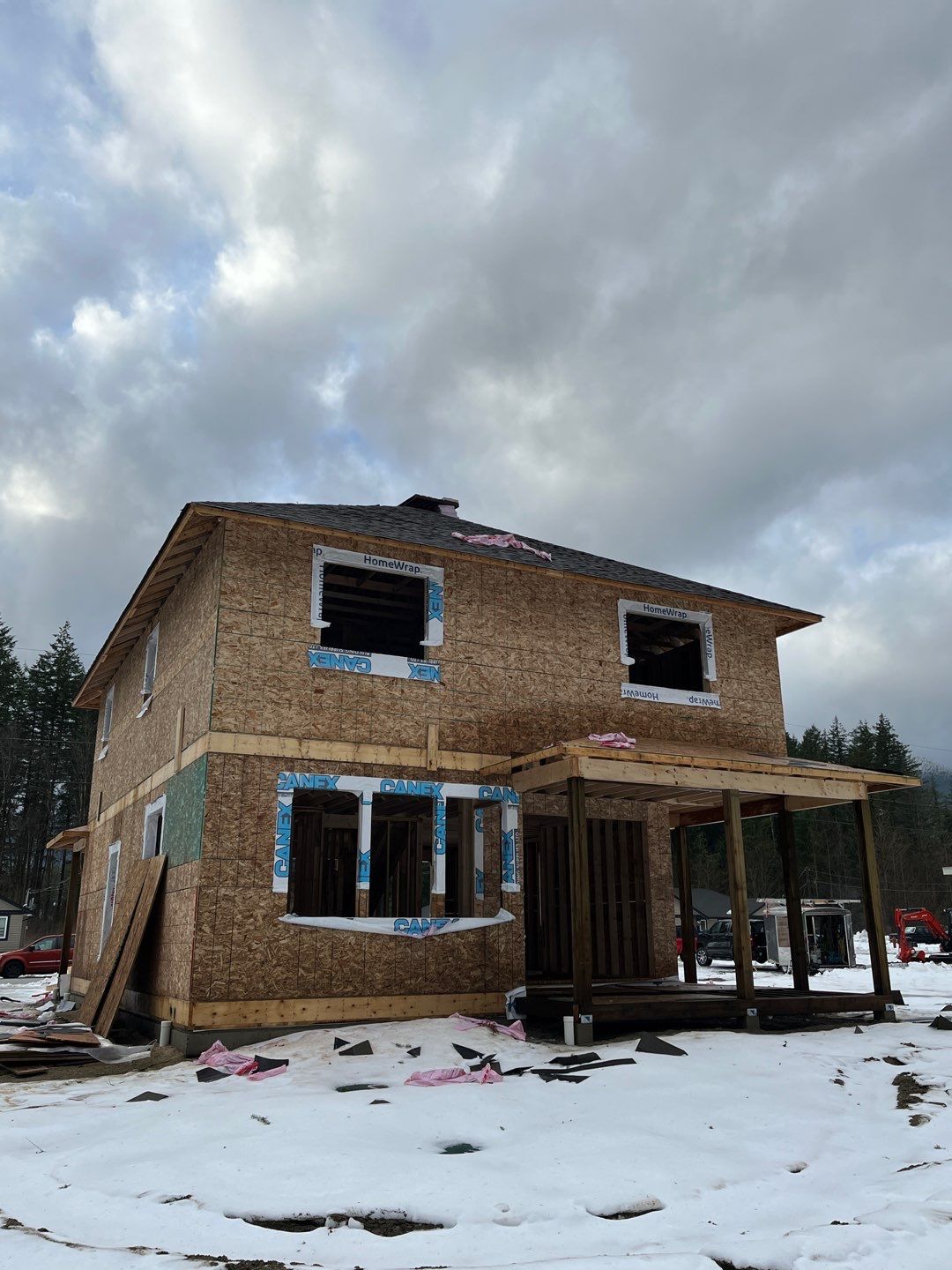 Residential Roofing Installation using OC Oakridge shingles by Top Notch Roofing Inc