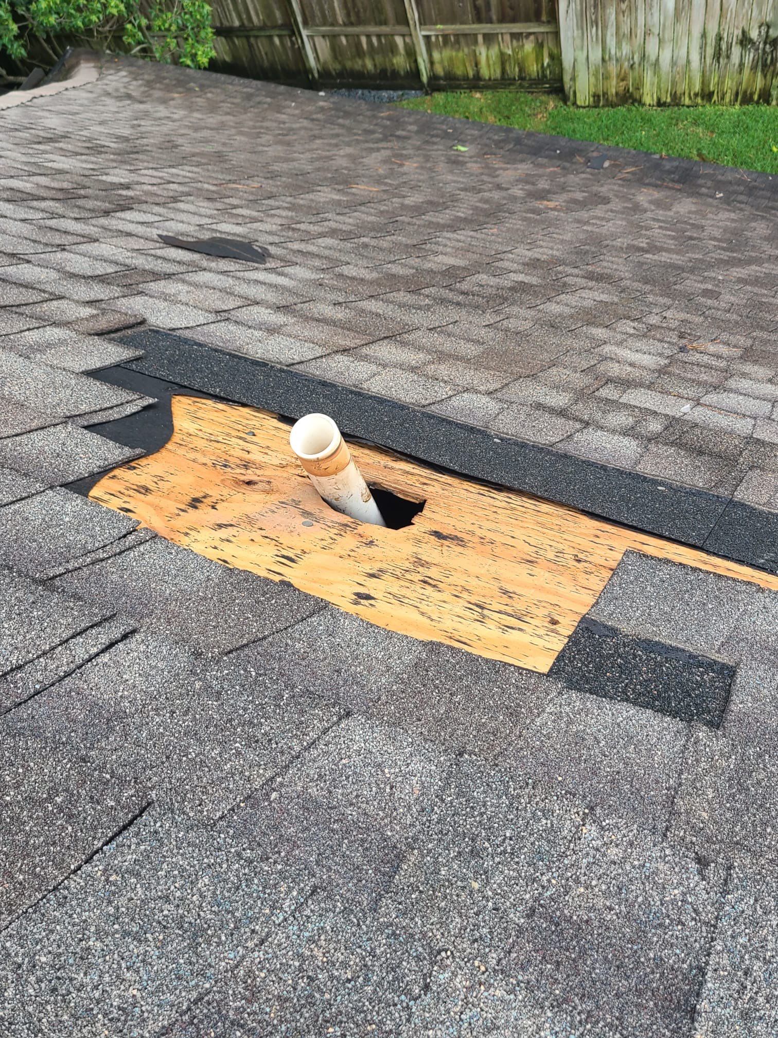 Hail Damage using Owen's Corning Duration (Lifetime) Shingles by Roof Repair Company