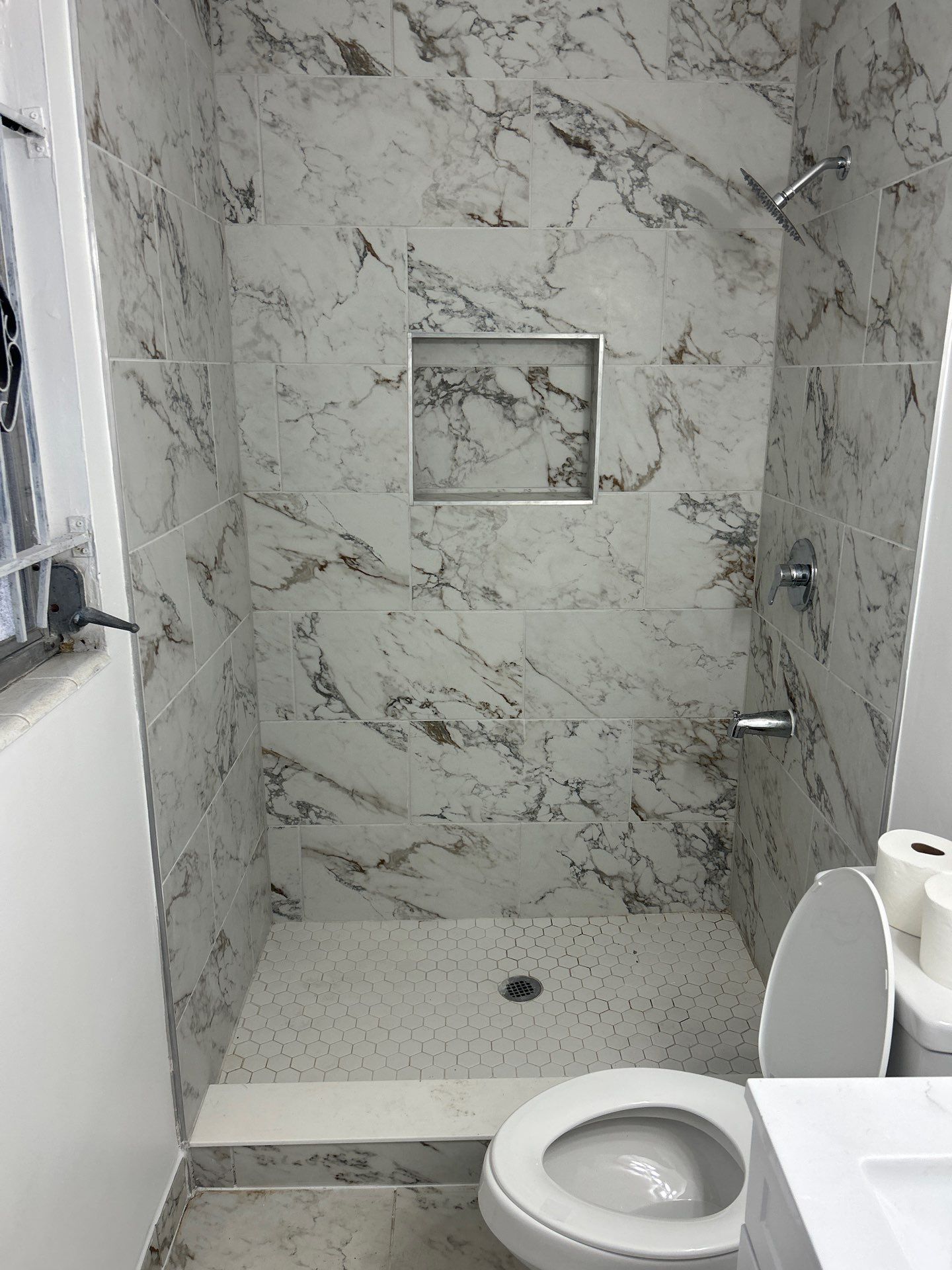 Dual Bathroom Makeover by urban green energy llc