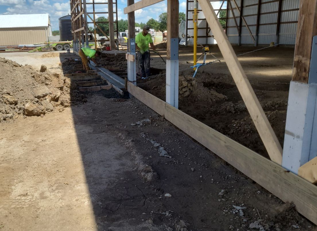 Raise post frame building by Dagny Builders