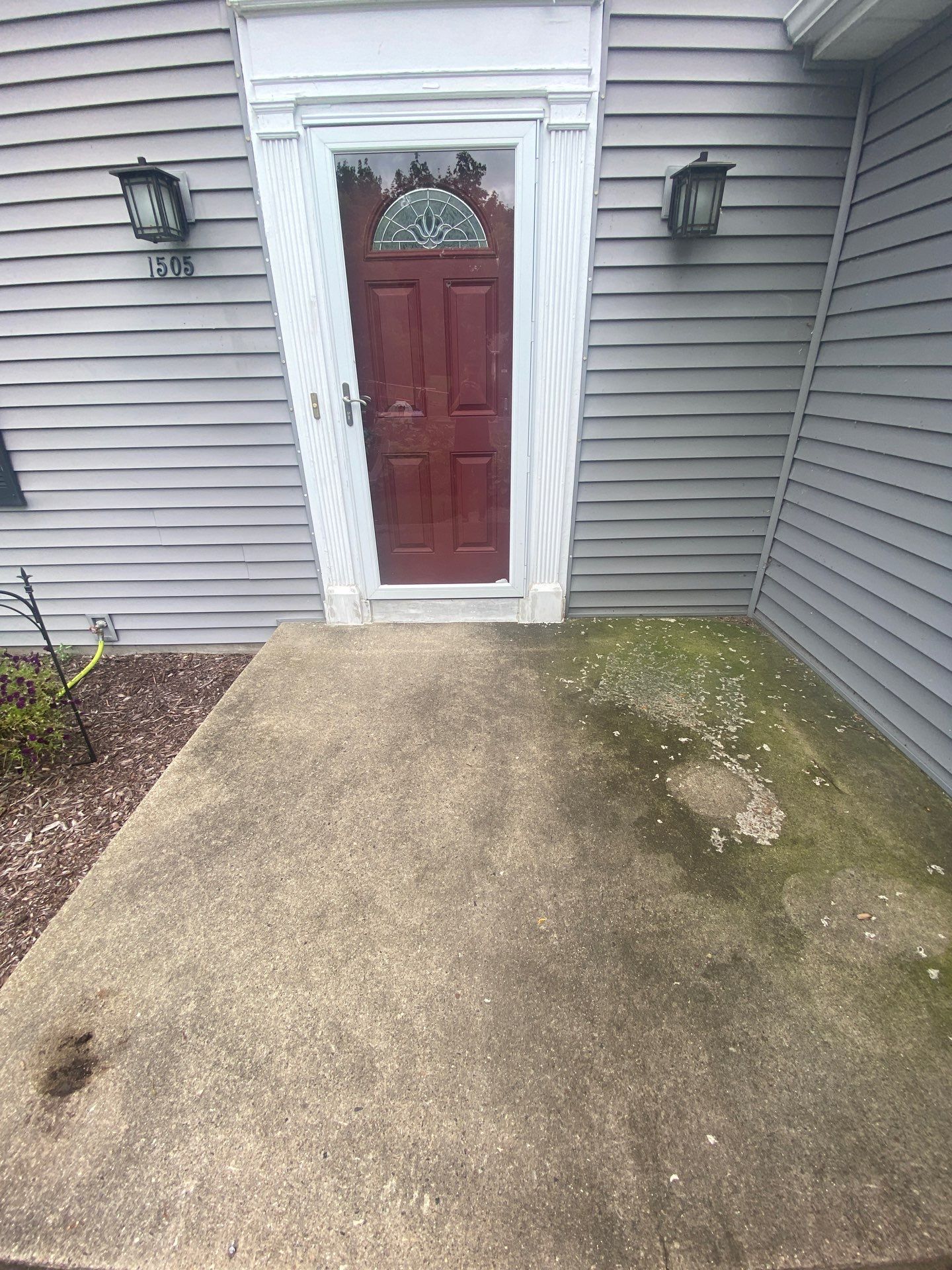 House wash and concrete cleaning by Shulla Exterior Cleaning