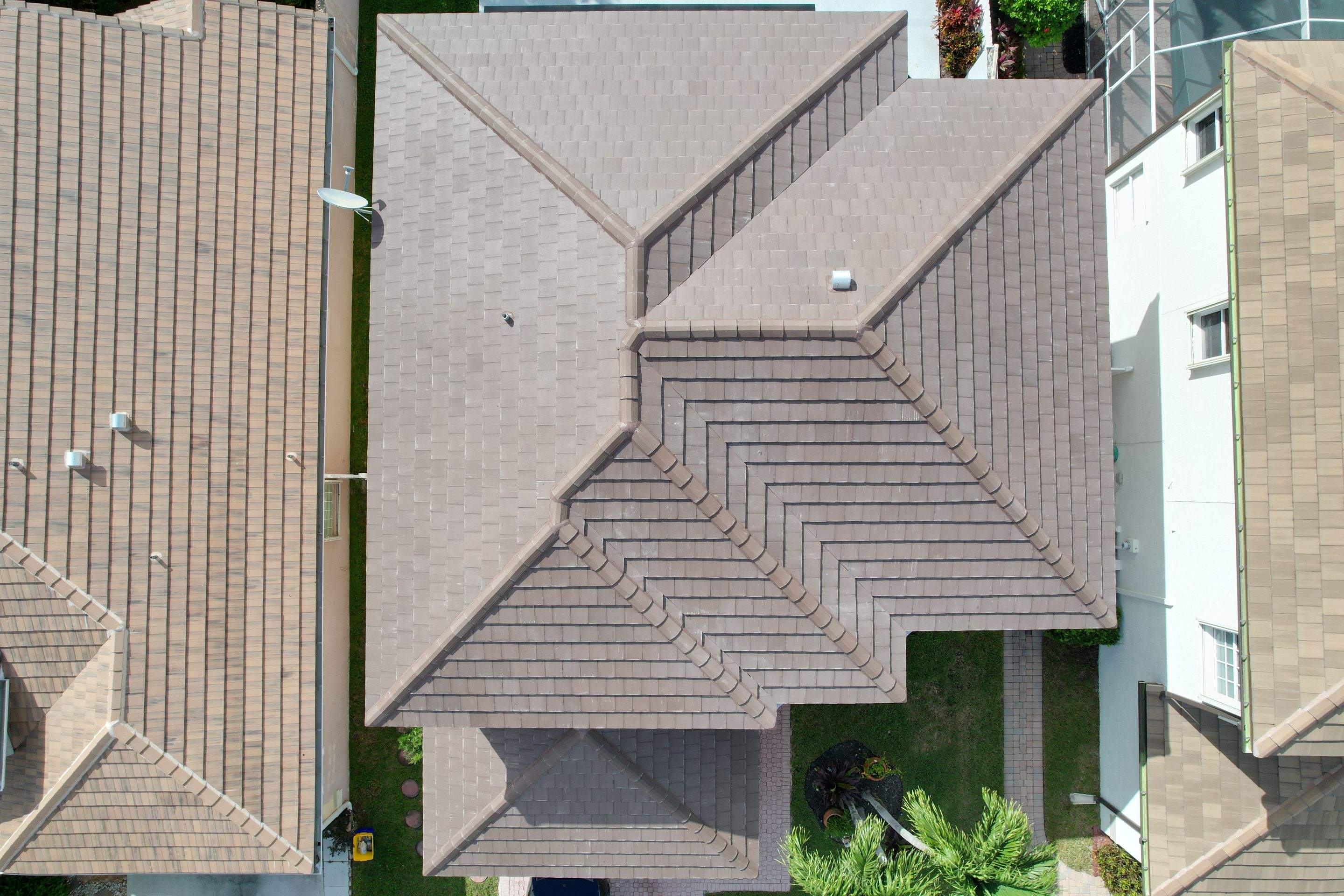 Tile Roof using Eagle Bel Air Cocoa Range by Roofing Recovery