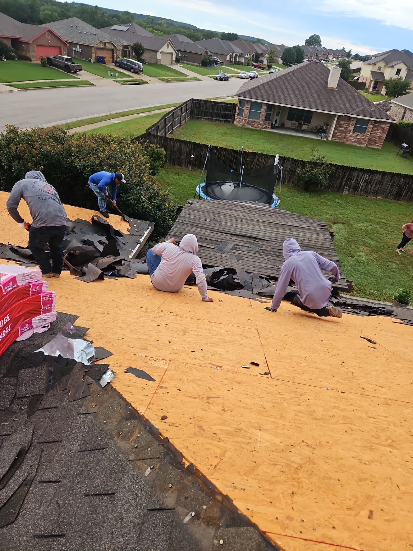 Residential Roof Replacement using Owens Corning - Oakridge - Brownwood by Action Exteriors Austin