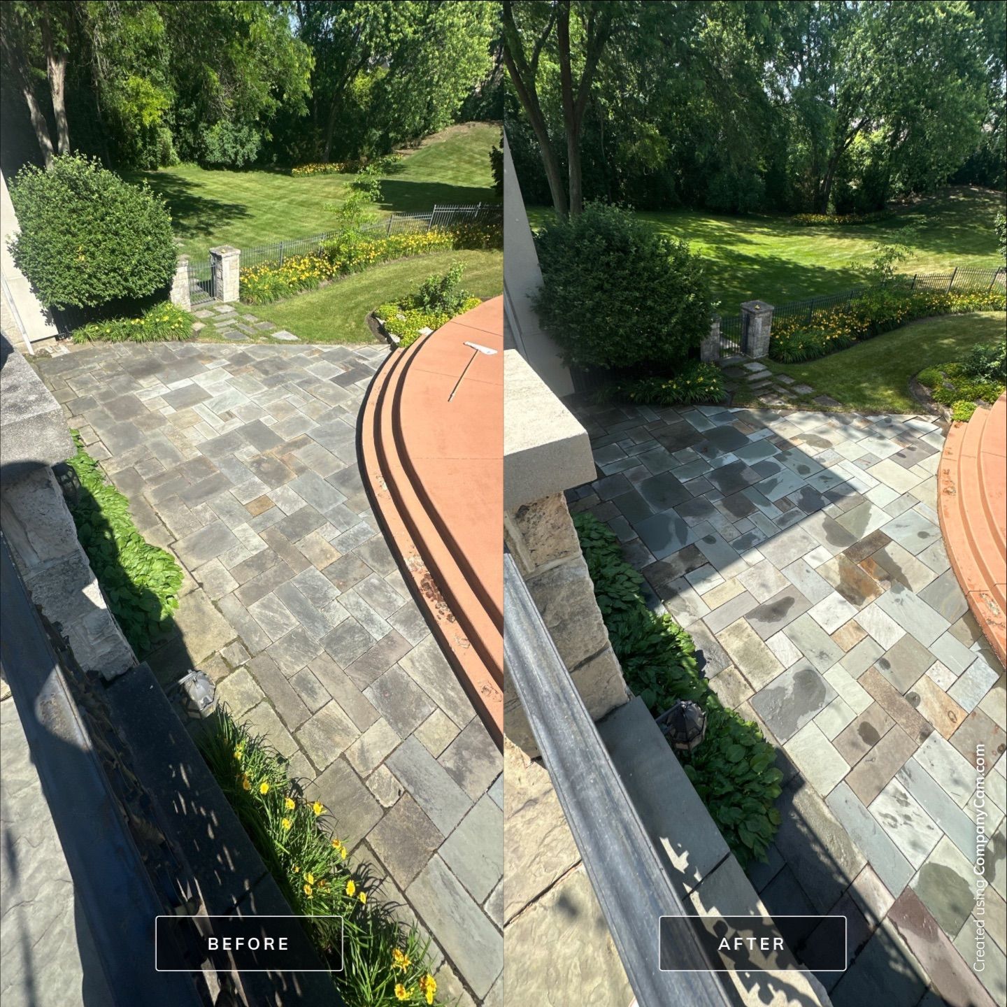 Project in South Barrington by Simmons Power & Soft Washing