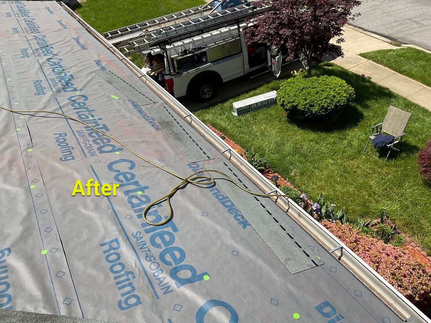 Residential Roofing Installation using CertainTeed Shingles by Alpha Design Services