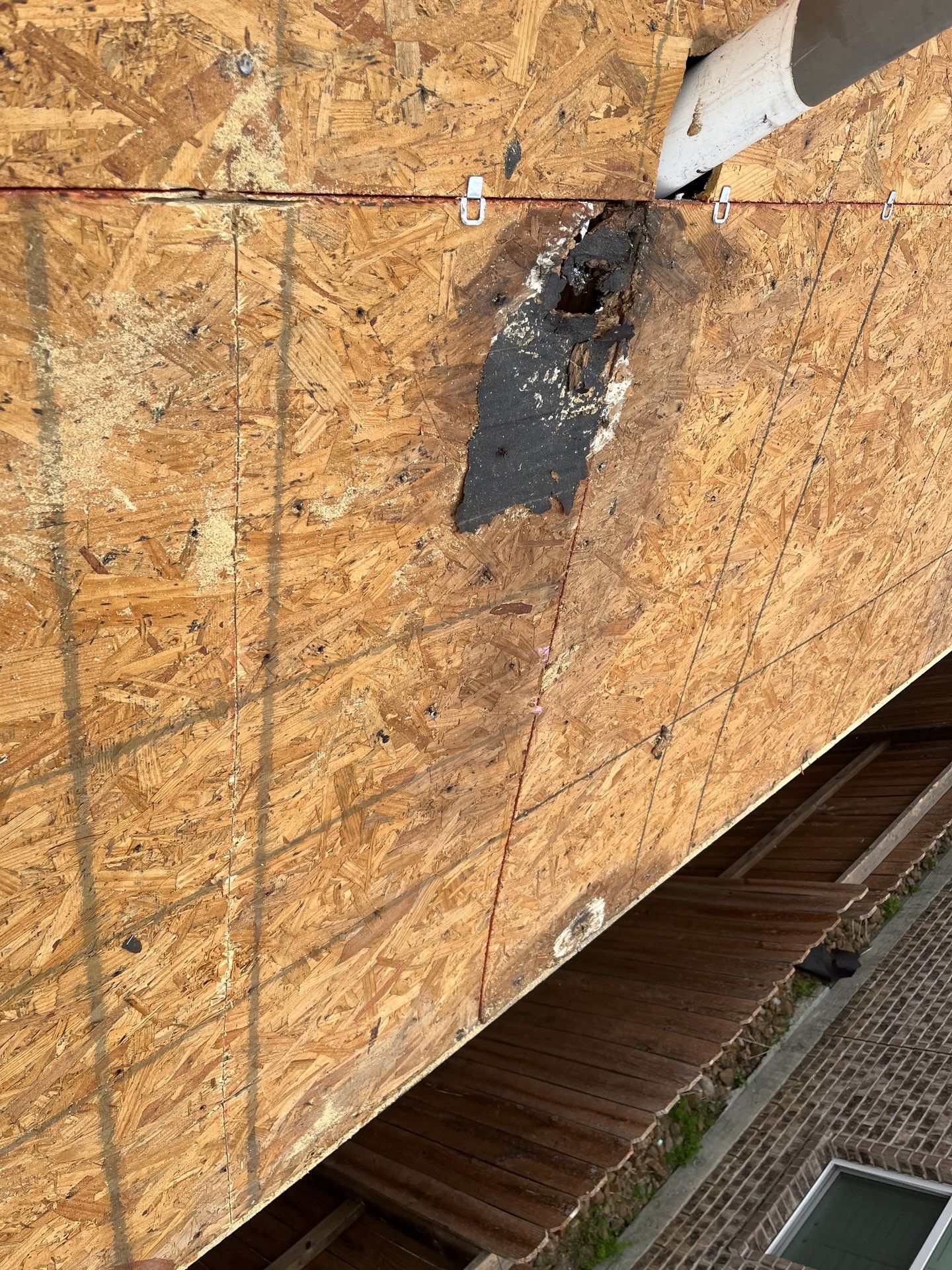 Hail Damage using Owen's Corning Duration (Lifetime) Shingles by Roof Repair Company