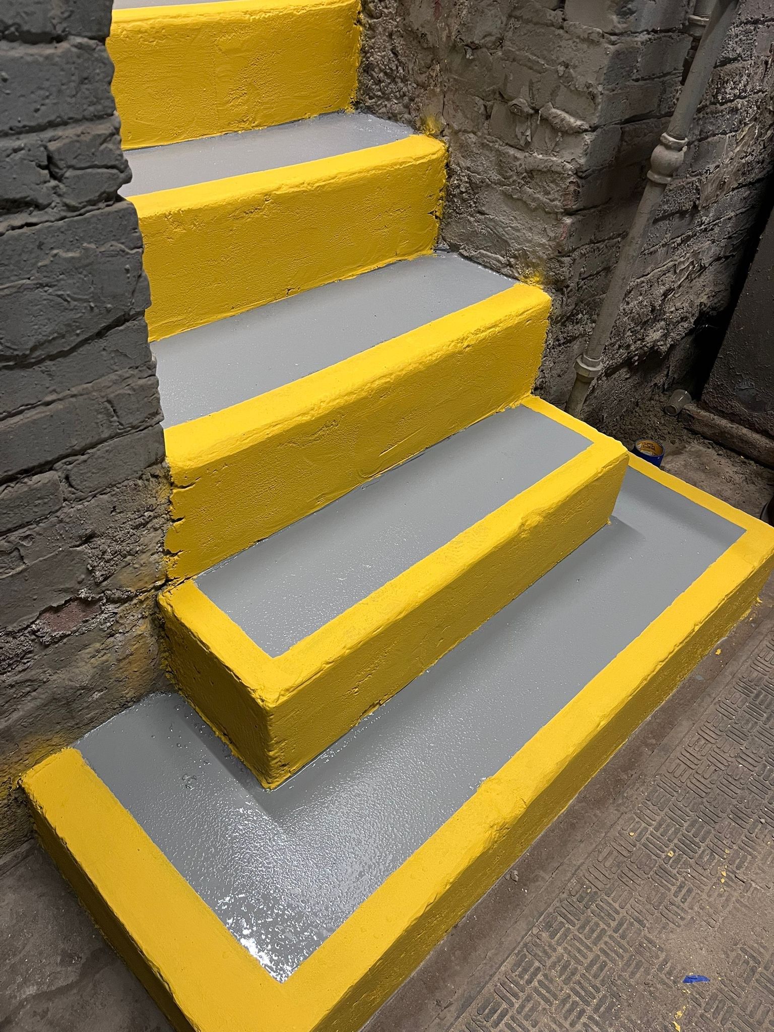 Industrial Grey Grit Project in Mars by Floors in a Day, Inc