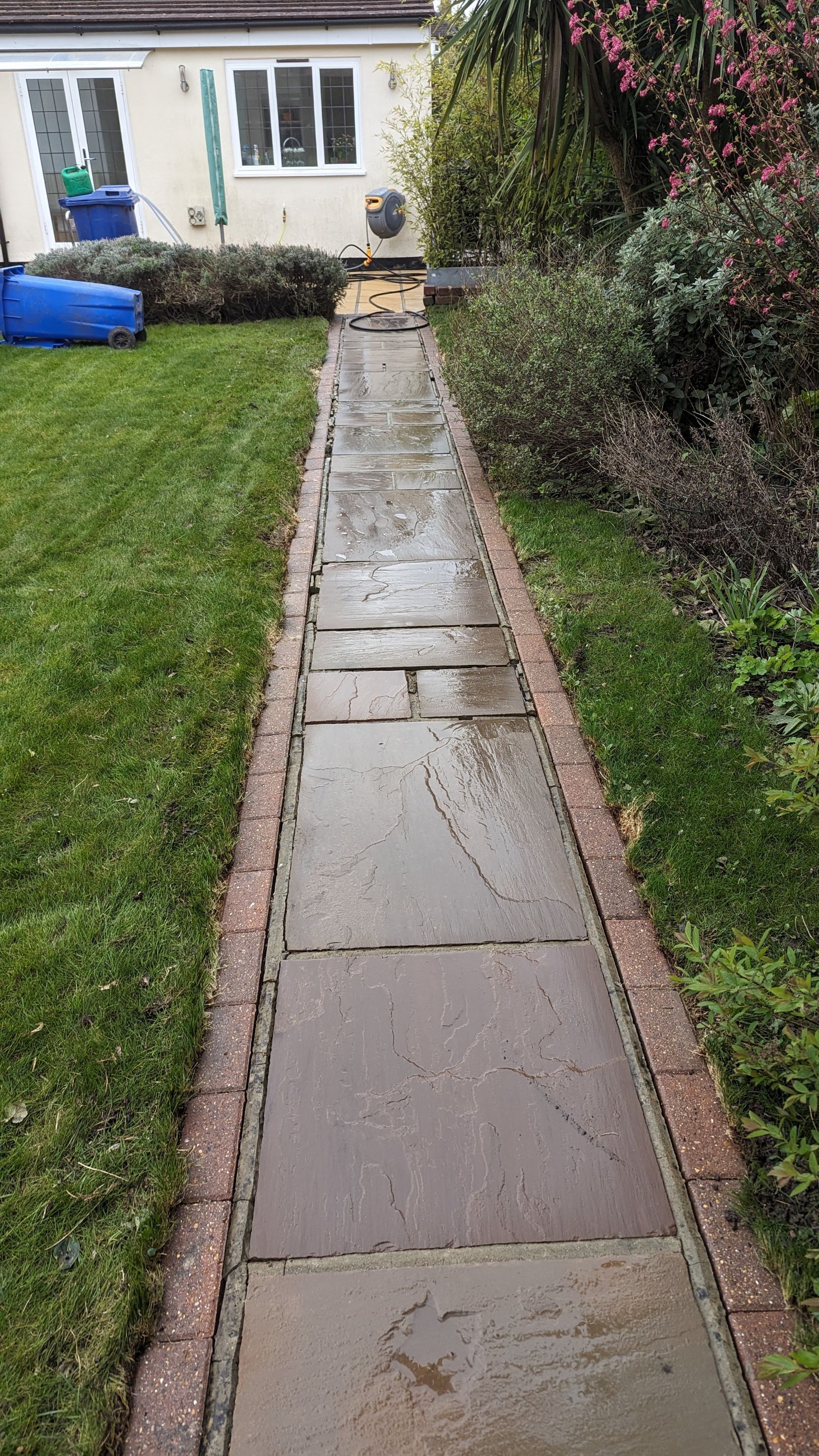 Driveway And Patio Clean using honda 21 ltr/min by Ges Exterior Cleaning ltd