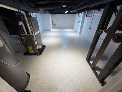 Epoxy Flake floor in Holland Michigan!