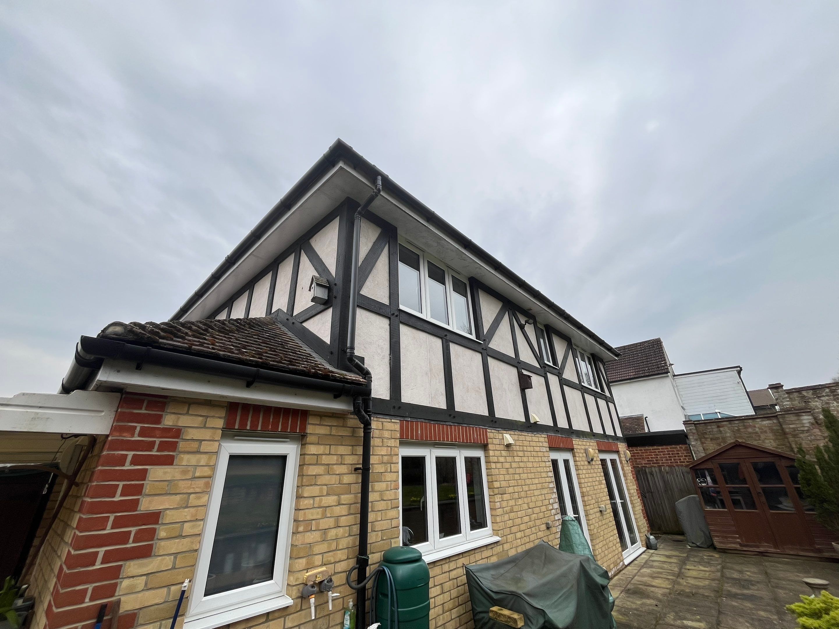 Patio and Render Clean using Honda 21lt High Pressure Machine by Ges Exterior Cleaning ltd