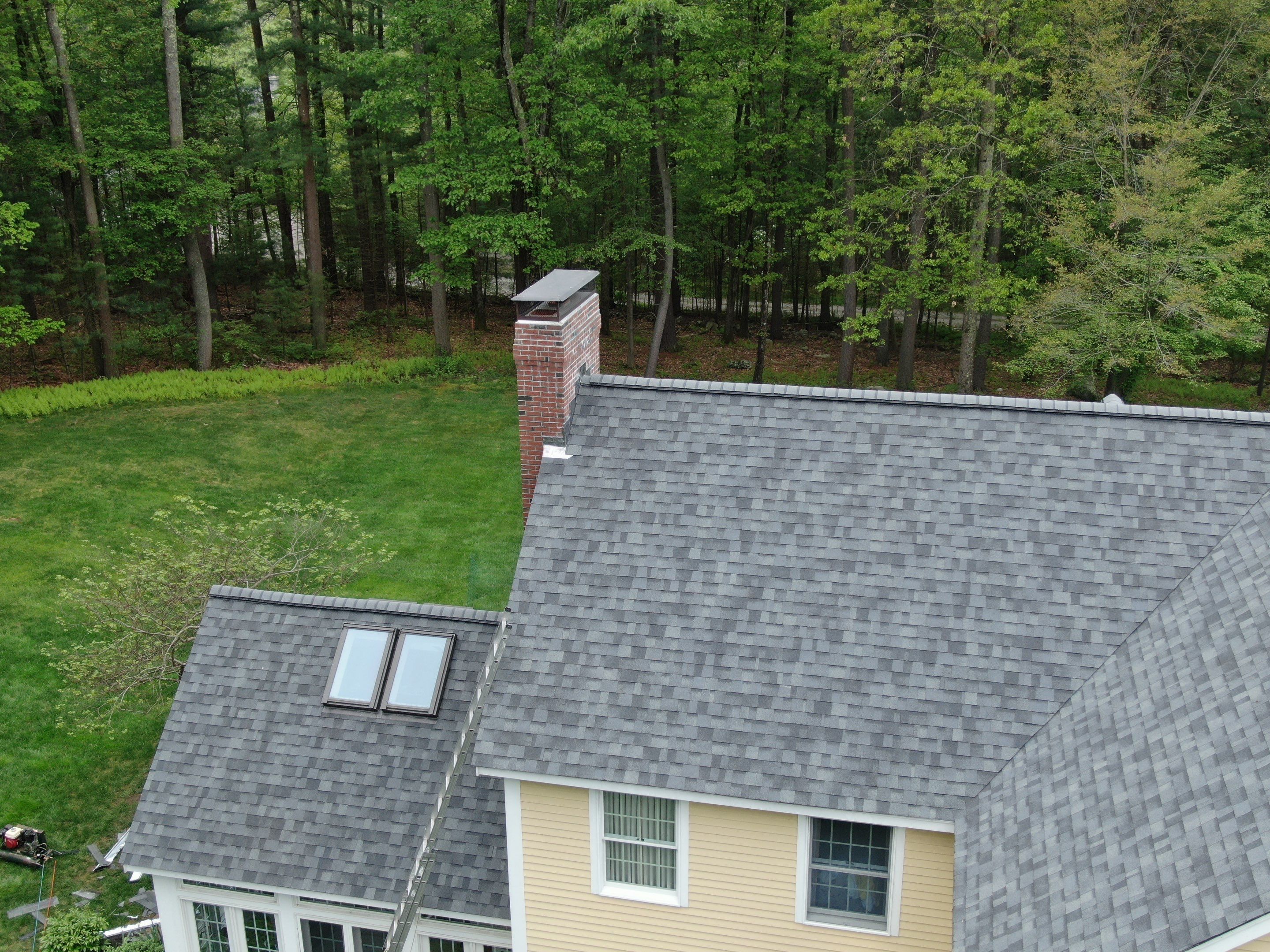 Roof Replacement with Owens Corning Shingles and Copper Flashing by Mighty Dog Roofing of Greater Middlesex County