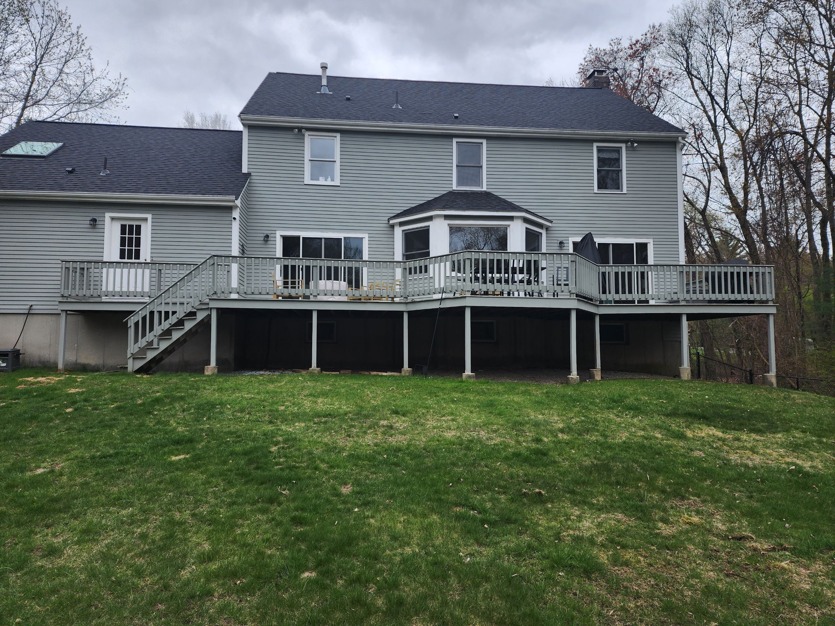 Deck refacing project in Framingham, MA by UBrothers Construction