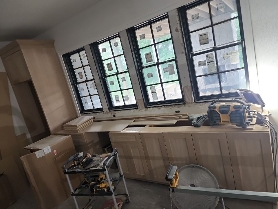 New home construction paint job by Cutting edge painting 