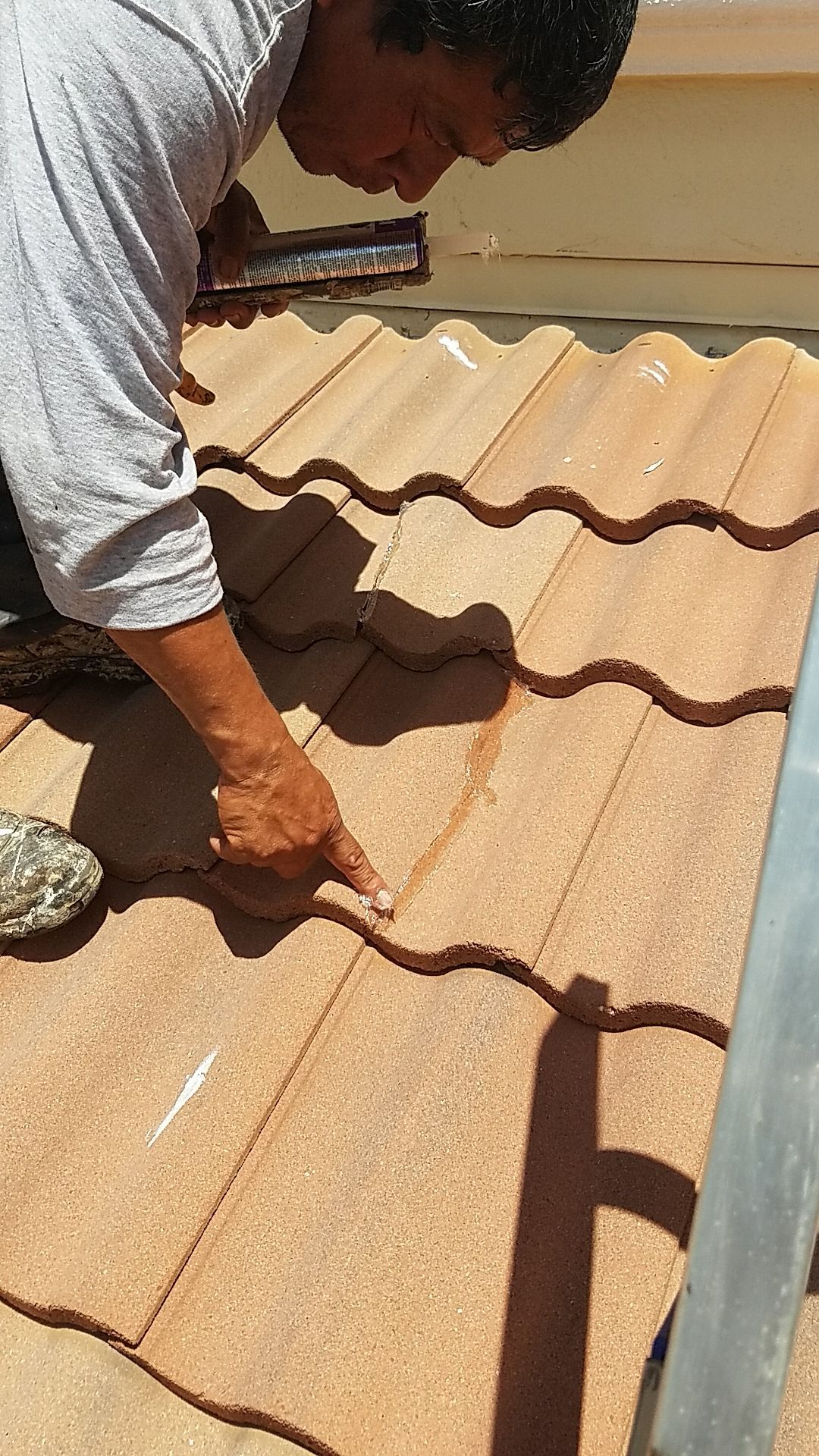 Concrete Tile Roof Repair and Vent Sealing in Delray Beach by Aastro Roofing