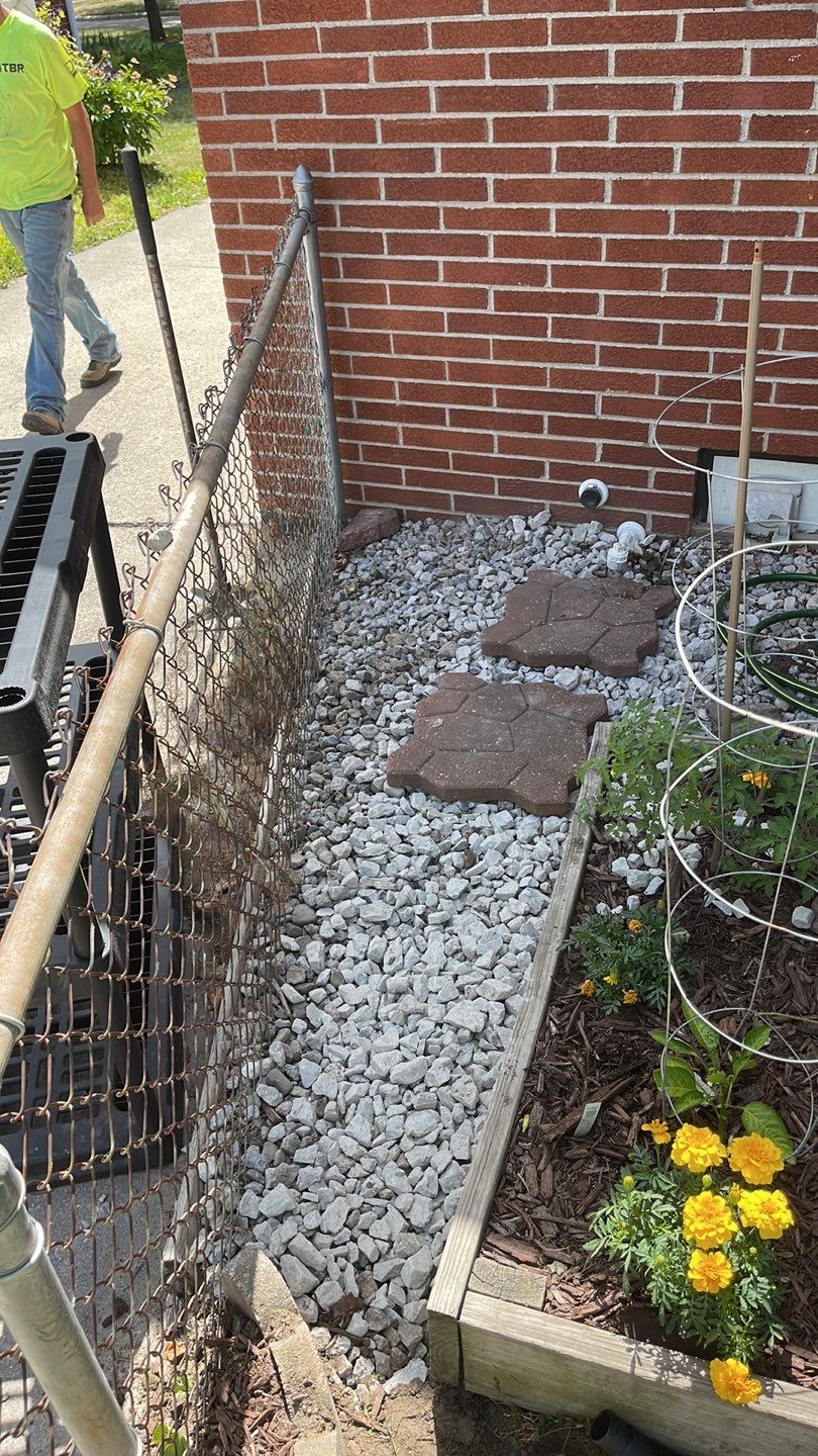 Embedded Fiber Reinforcement and Basement Waterproofing using GrateDrain Waterproofing System by Toledo Basement Repair