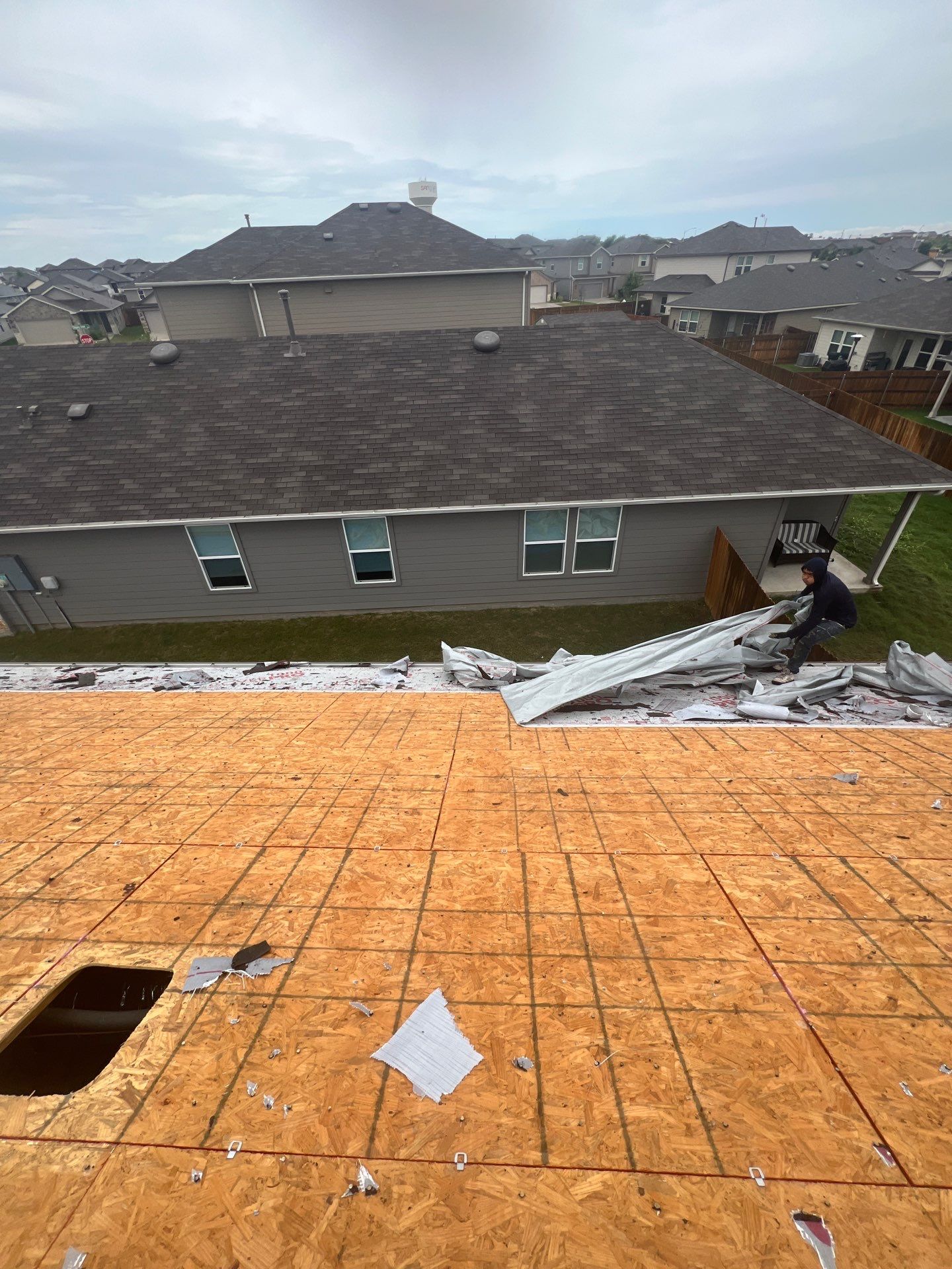 Project in San Marcos by Rhino Roofing and General Contracting, LLC