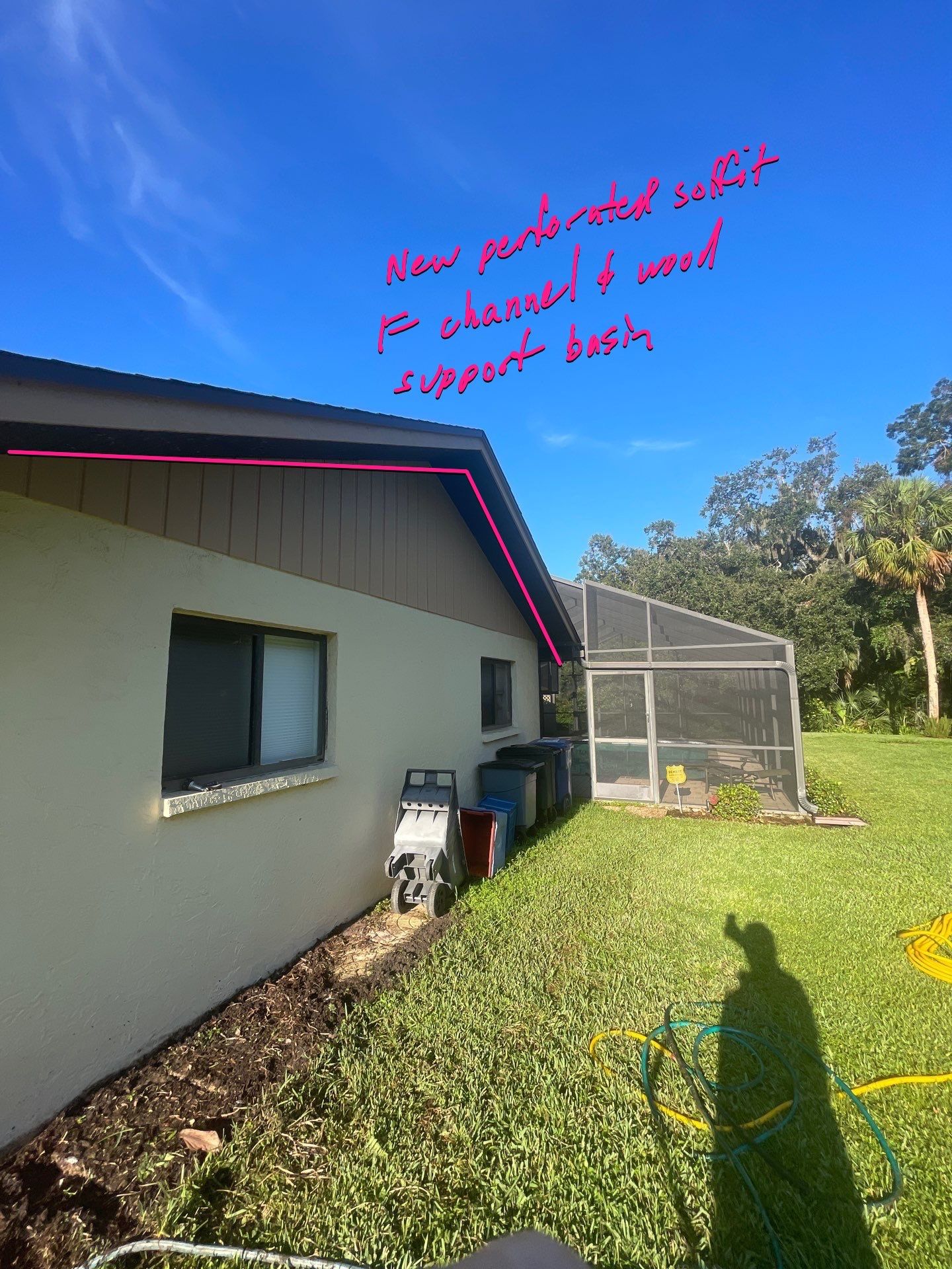 Bronze Soffit and Fascia in Sarasota FL by Gutter Professors