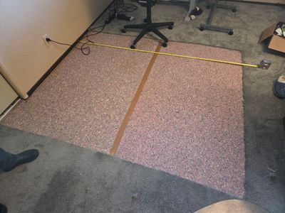 Large Bonded Insert, Carpet Repair