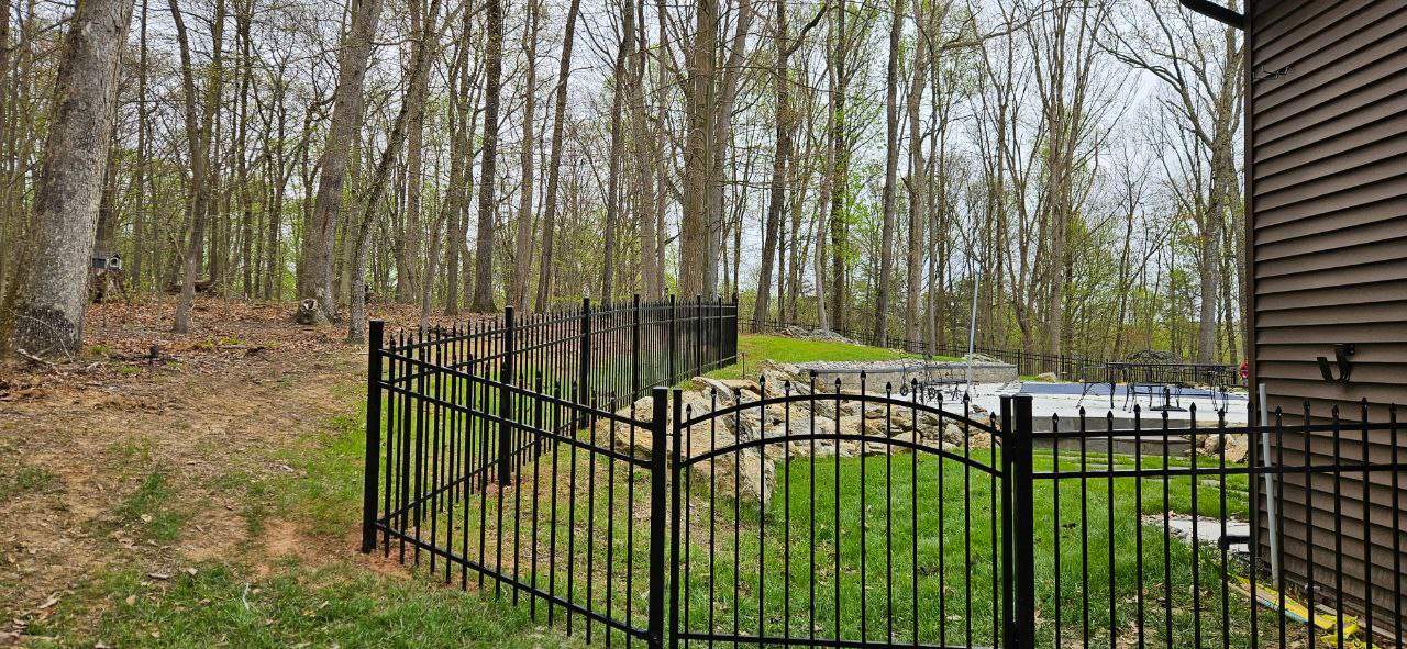 Black Aluminum 3 Rail by Kingdom Fence & Supply