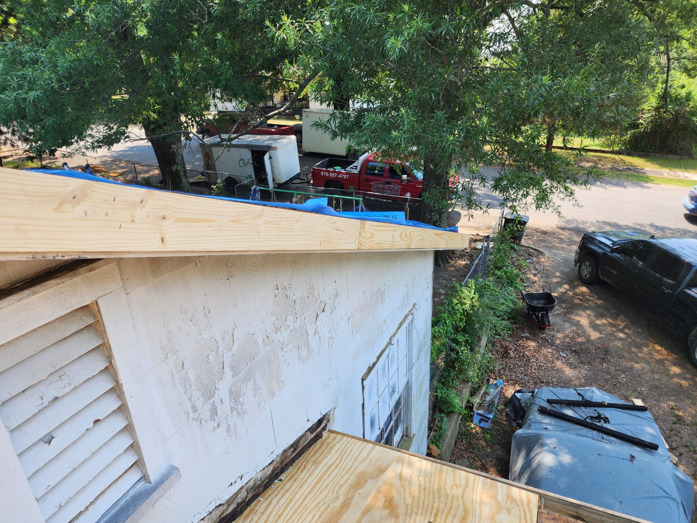 Residential Roofing Installation using 29 Gauge Galvalume Metal by Hostetler Roofing