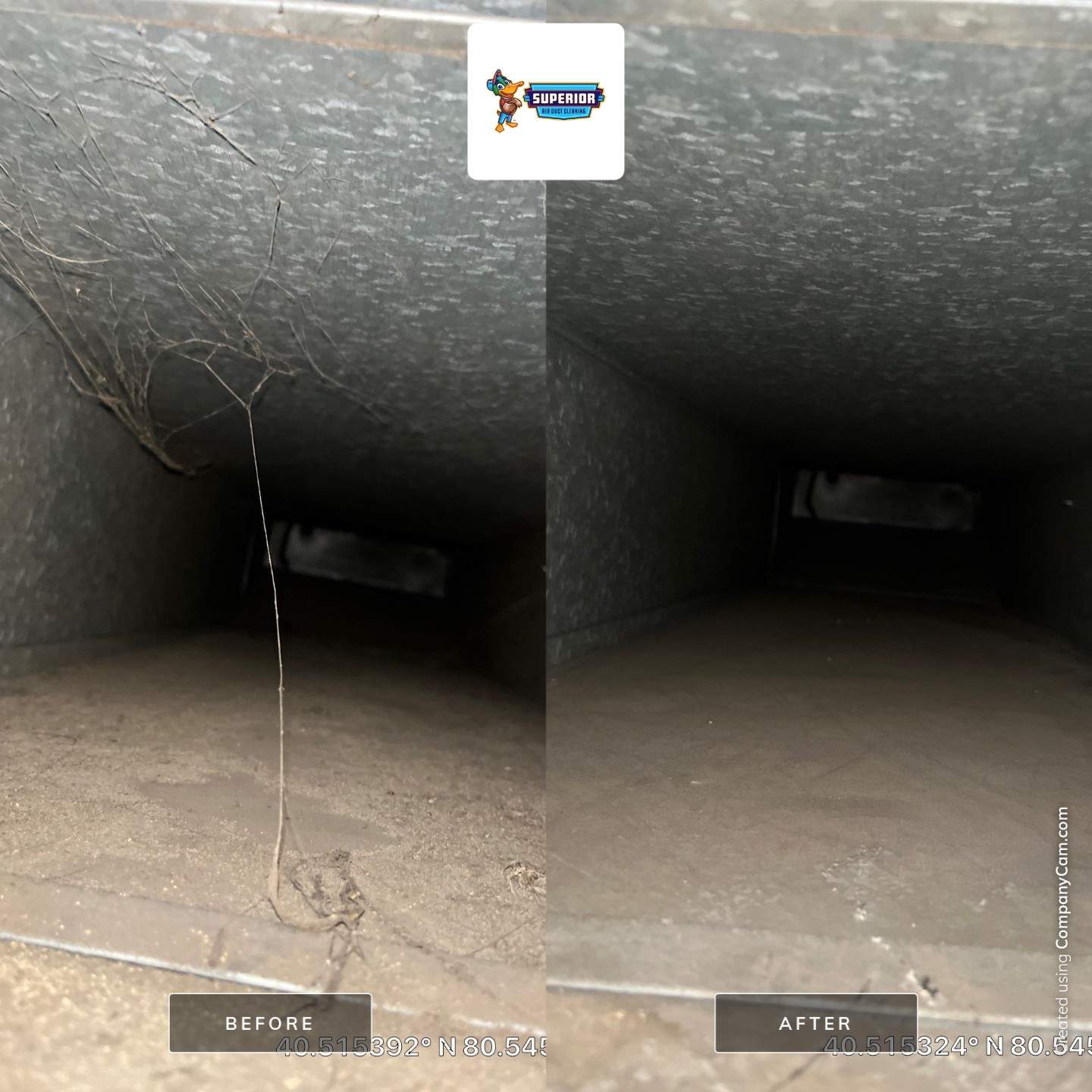Air Duct Cleaning With a Vacuum Truck in New Cumberland, WV by Superior Air Duct Cleaning