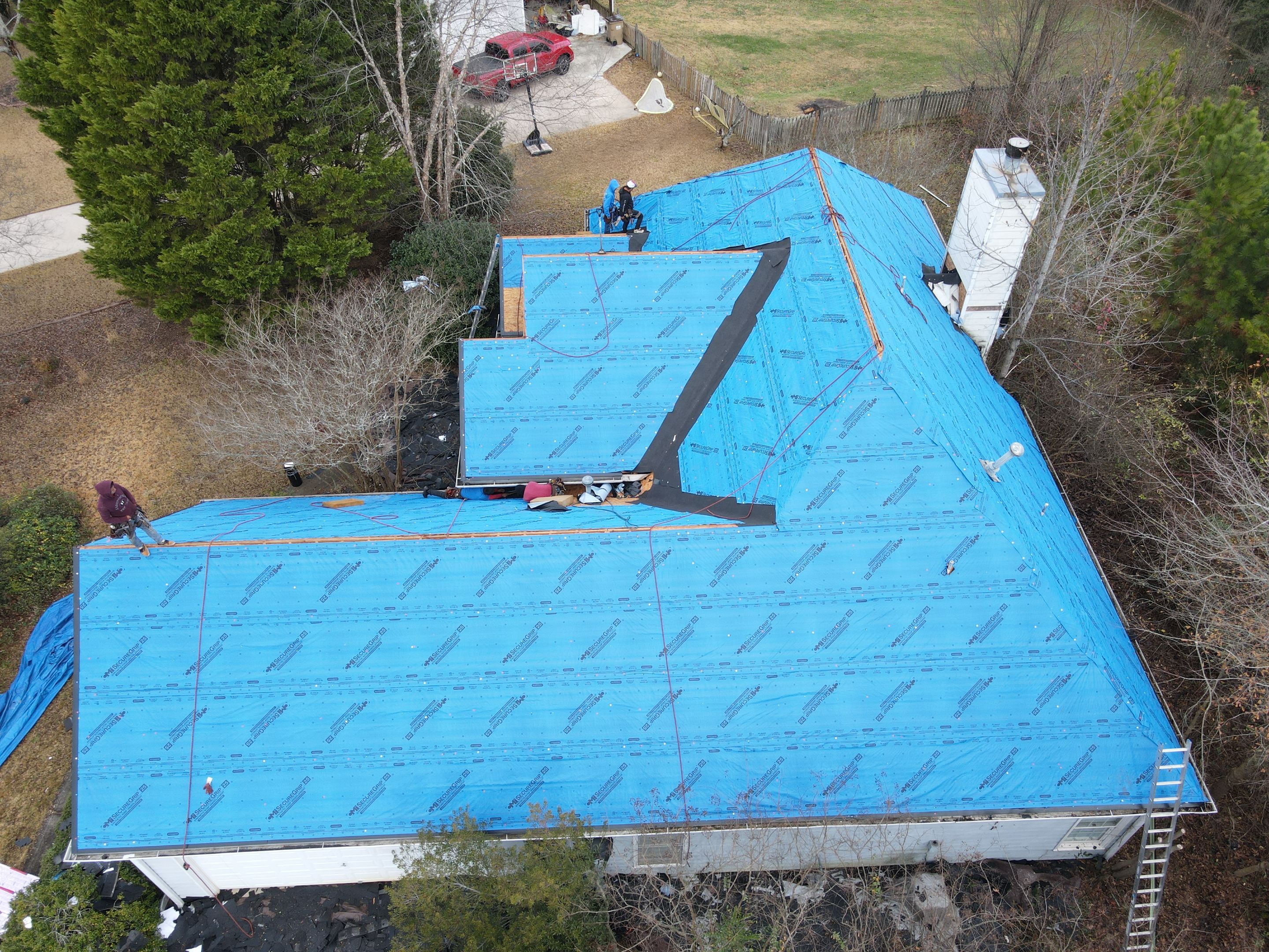 Residential Roofing Installation using Owens Corning by Inspector Roofing and Restoration