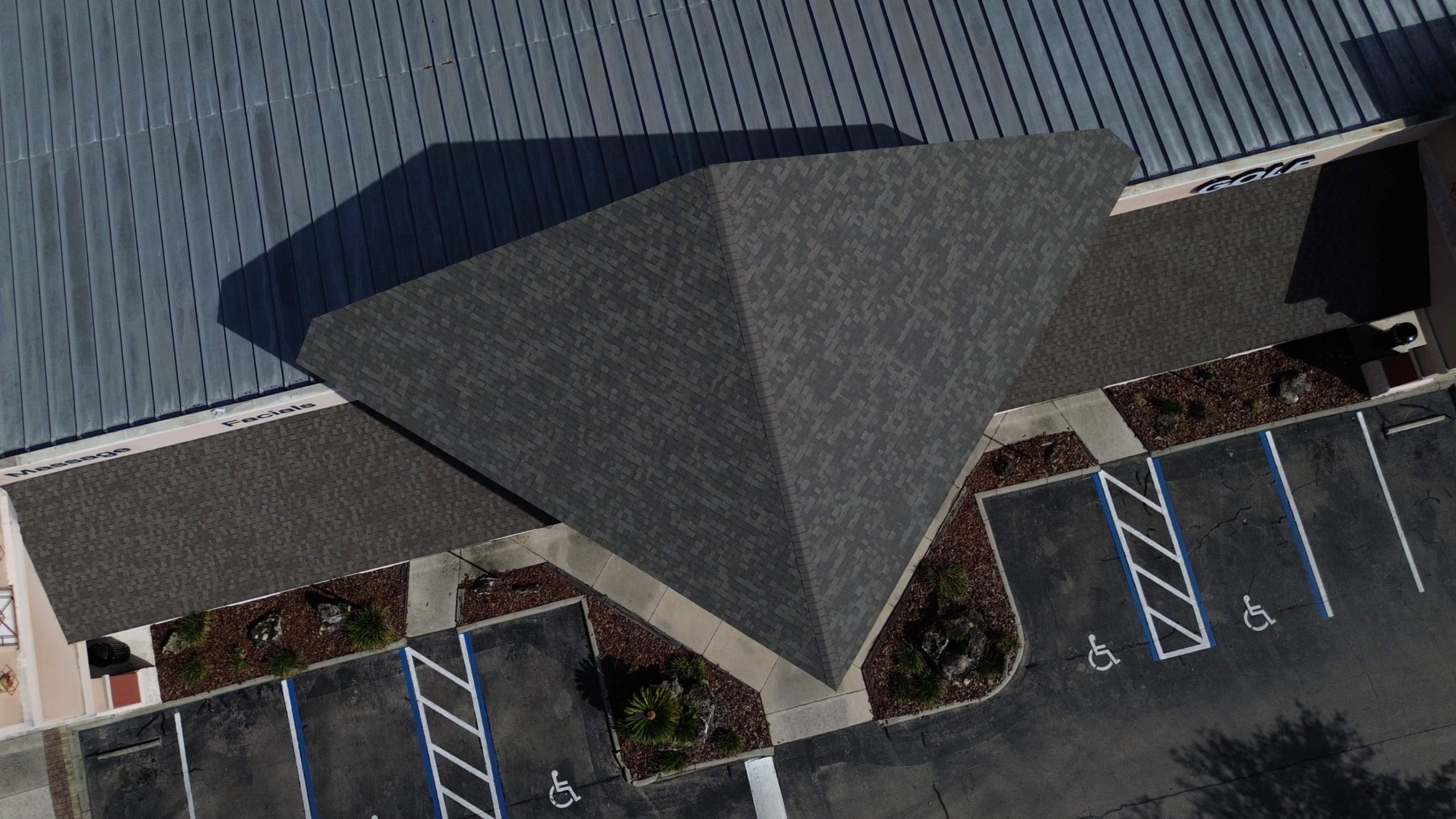 Reroofing a Commercial Building on Archer Road Gainesville, FL by Brehm Roofing