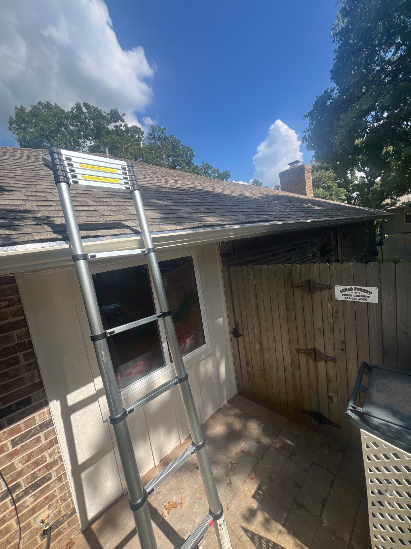 sun roof tear down and replacement in Edmond by McCann's Roofing and Construction