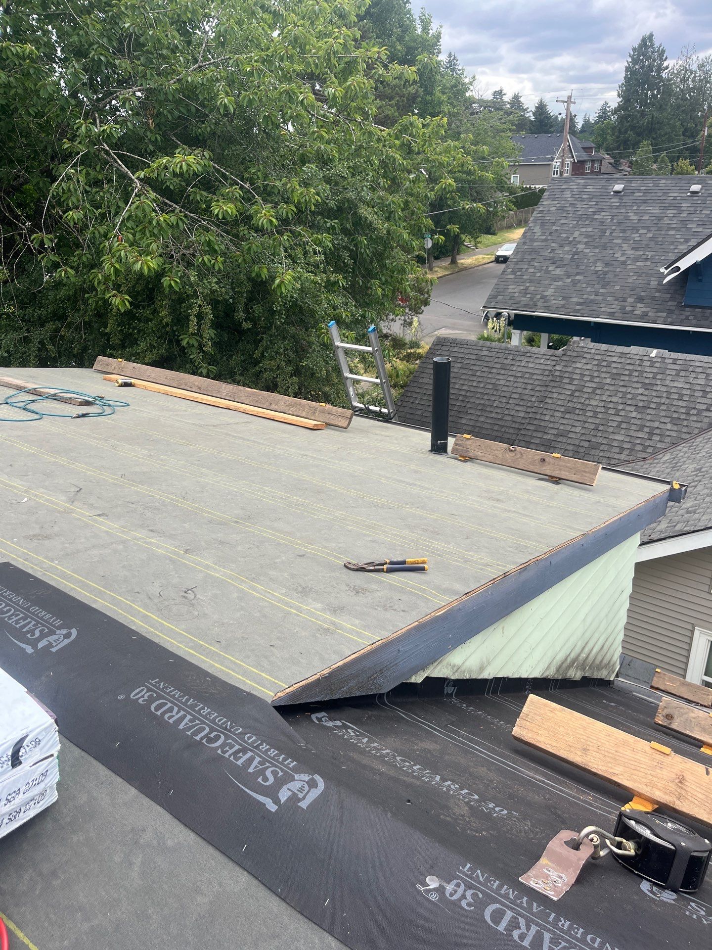 Project in Portland by Tom Leach Roofing