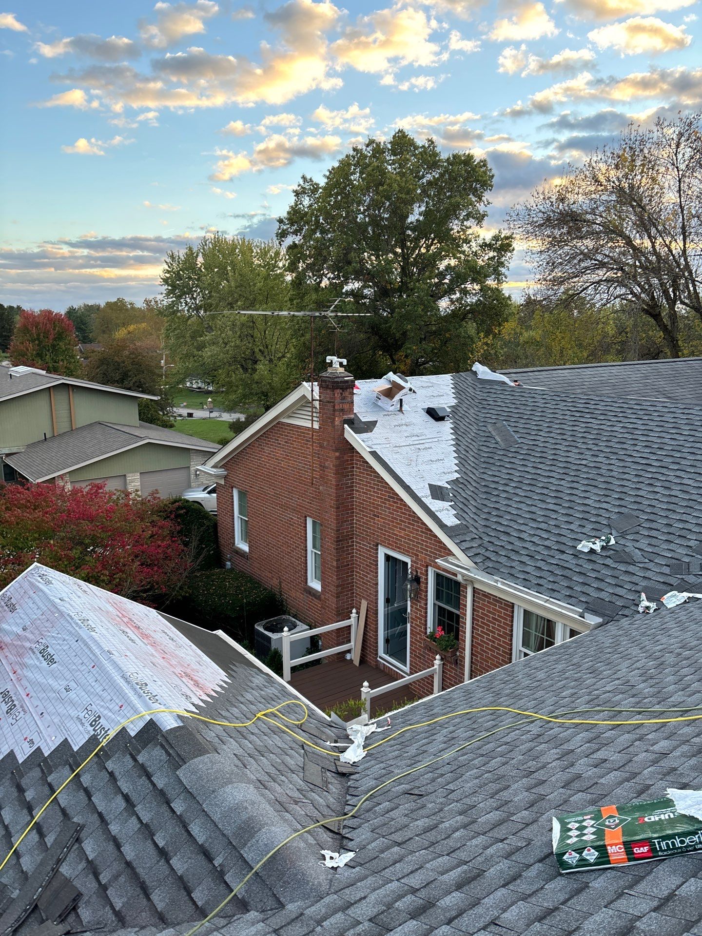 Residential Roofing Installation using Timberline UHDZ Shingles - Pewter Gray by RoofX 