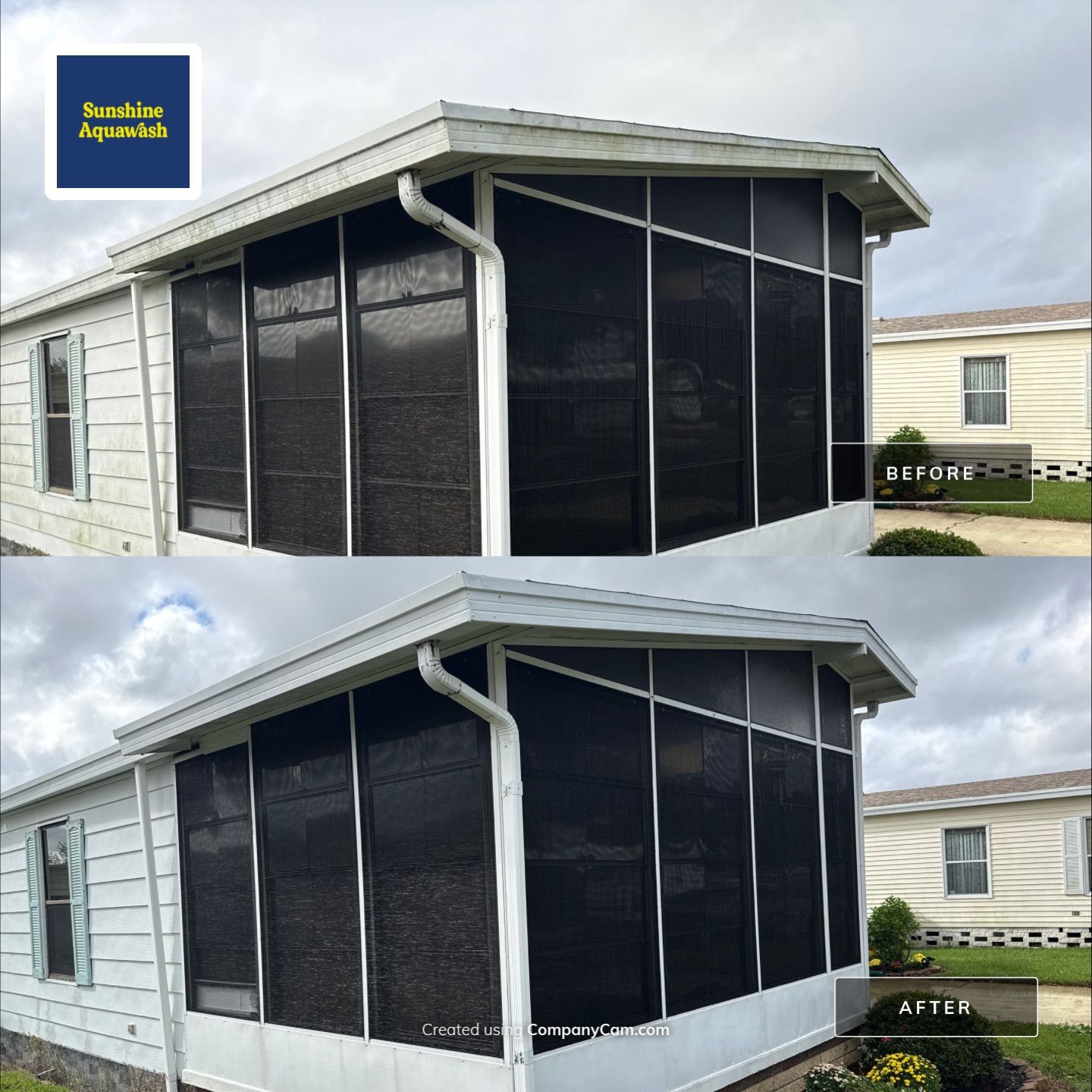 Mobile Home Wash – Veranda Springs, Parrish FL by Sunshine AquaWash