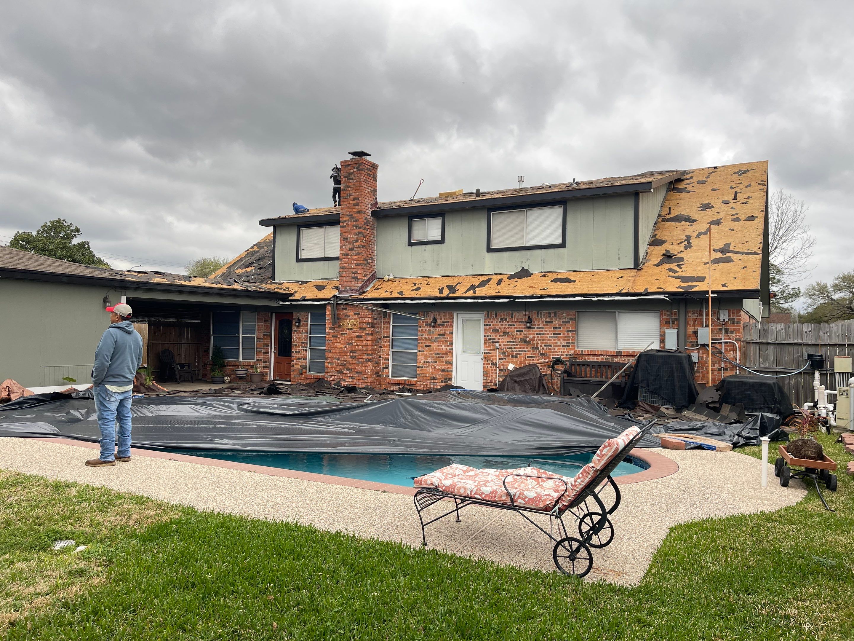 Roof Remplacement using Certainteed Patriot Shadow Black by CAP Roofing and Construction LLC