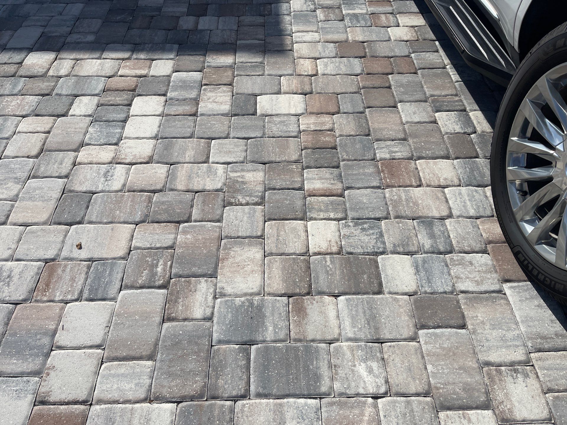 Paver Driveway using Concrete Sealant by DuraSeal