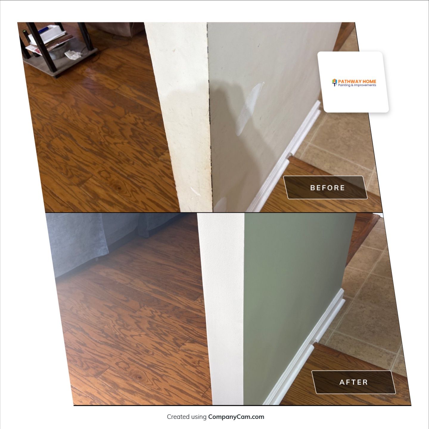 Transformation Complete for Paul & Vickie’s Home by Pathway Home Painting & Improvements