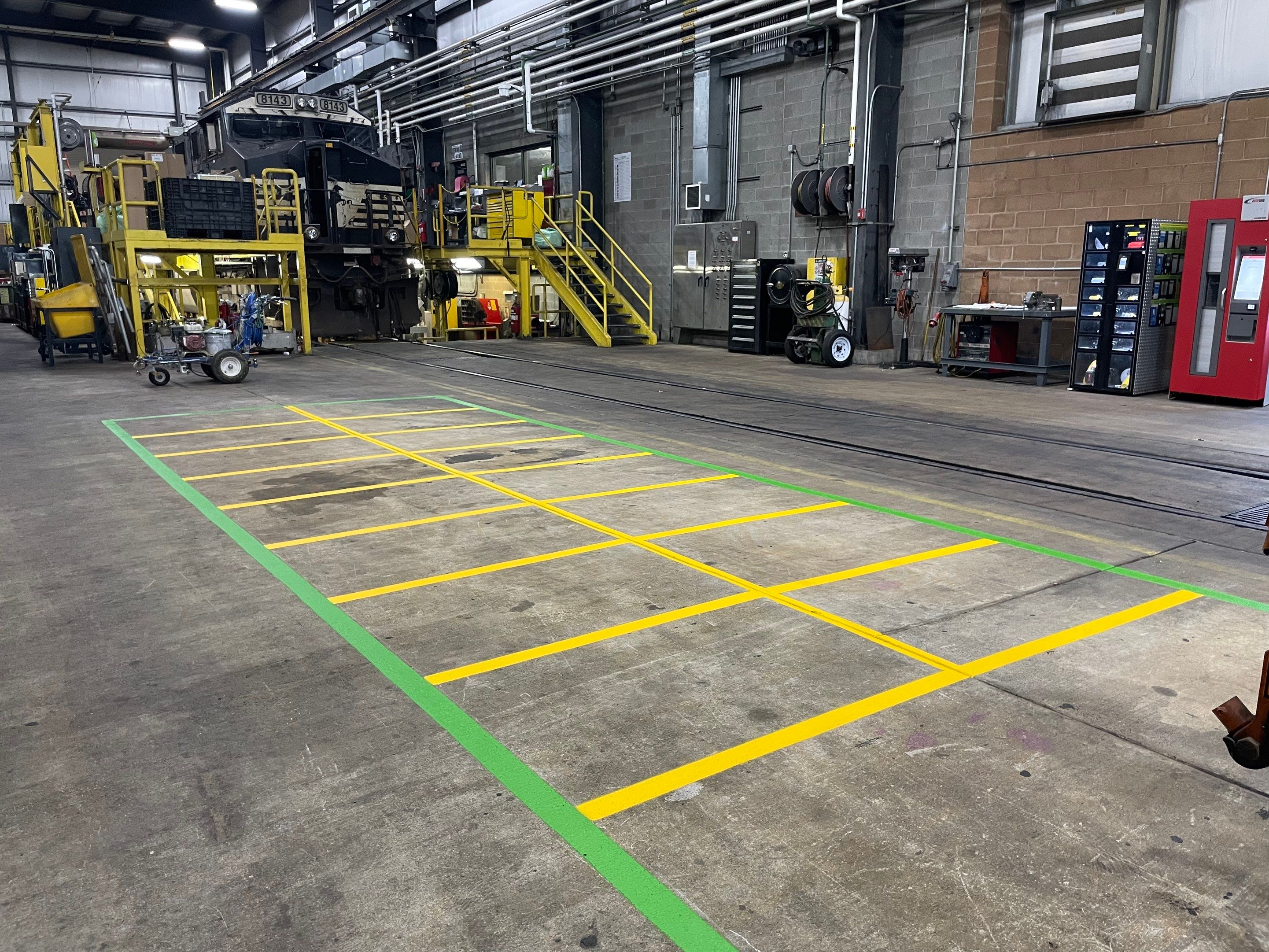 Specialty Equipment Storage by G-Force Parking Lot Striping of Pittsburgh