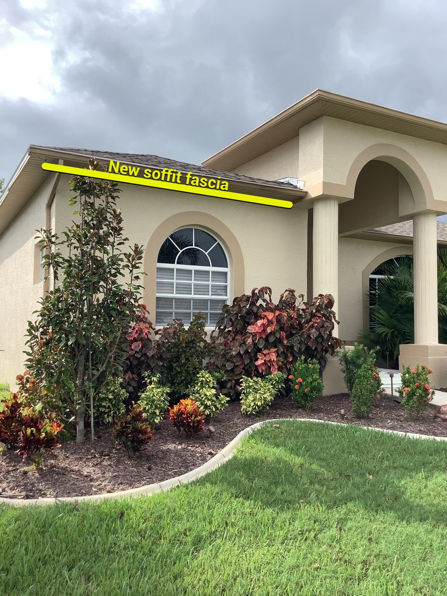 Cameo New Gutters and Soffit Installation FL by Gutter Professors