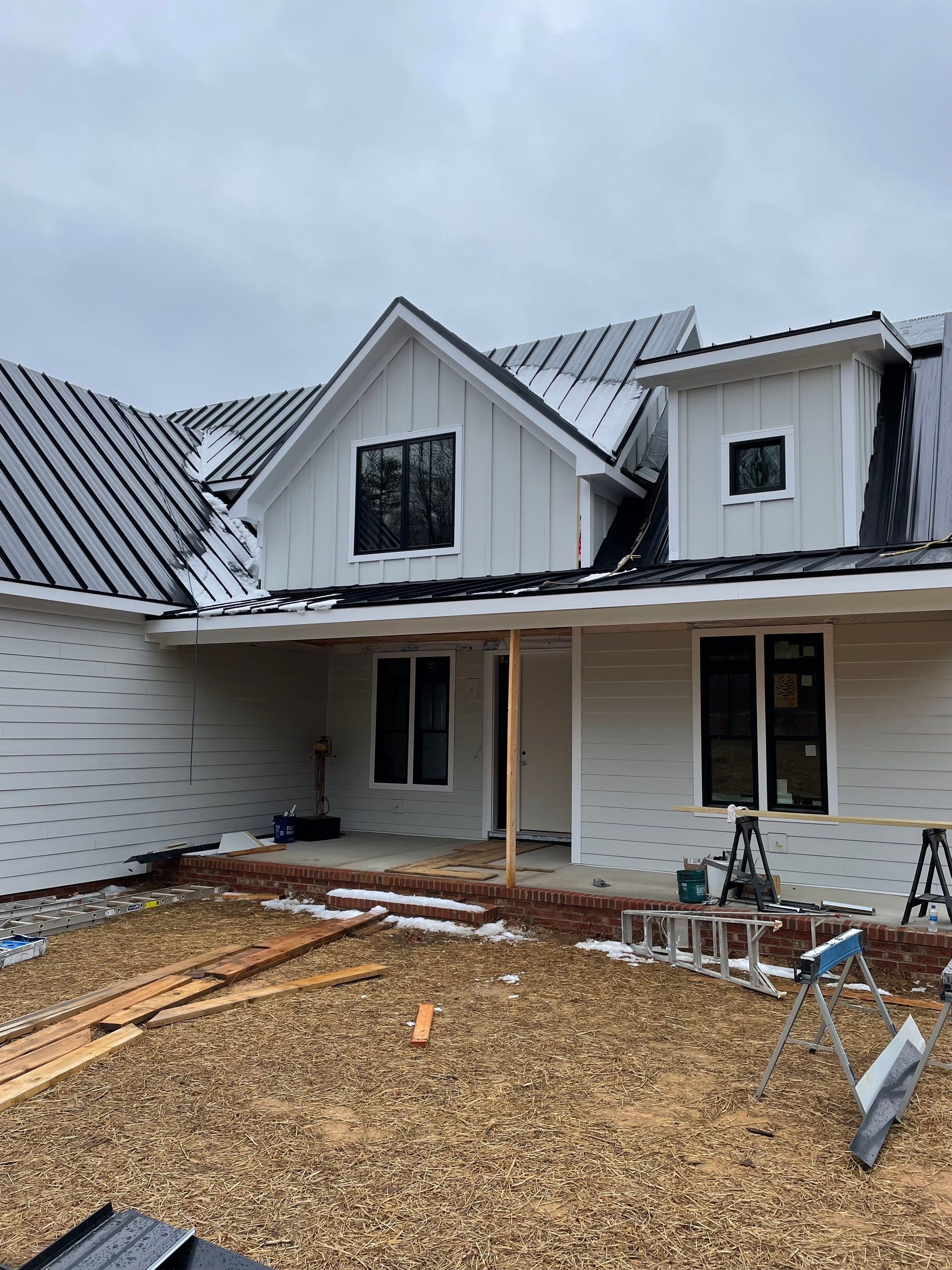 Custom Home Metal Roof Installation by Just In Time Roofing and Restoration