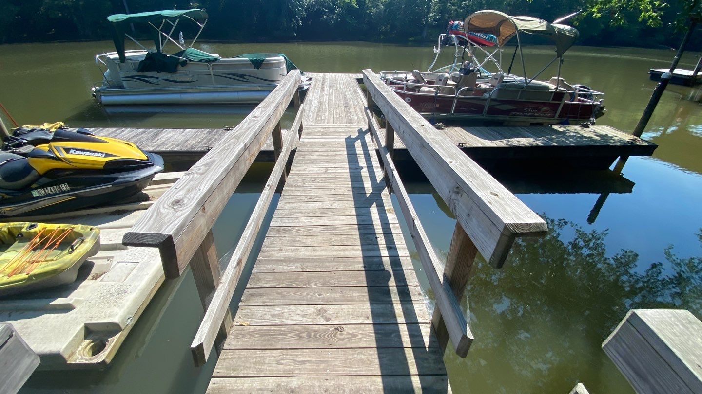 coated dock using Wood Sealant by DuraSeal
