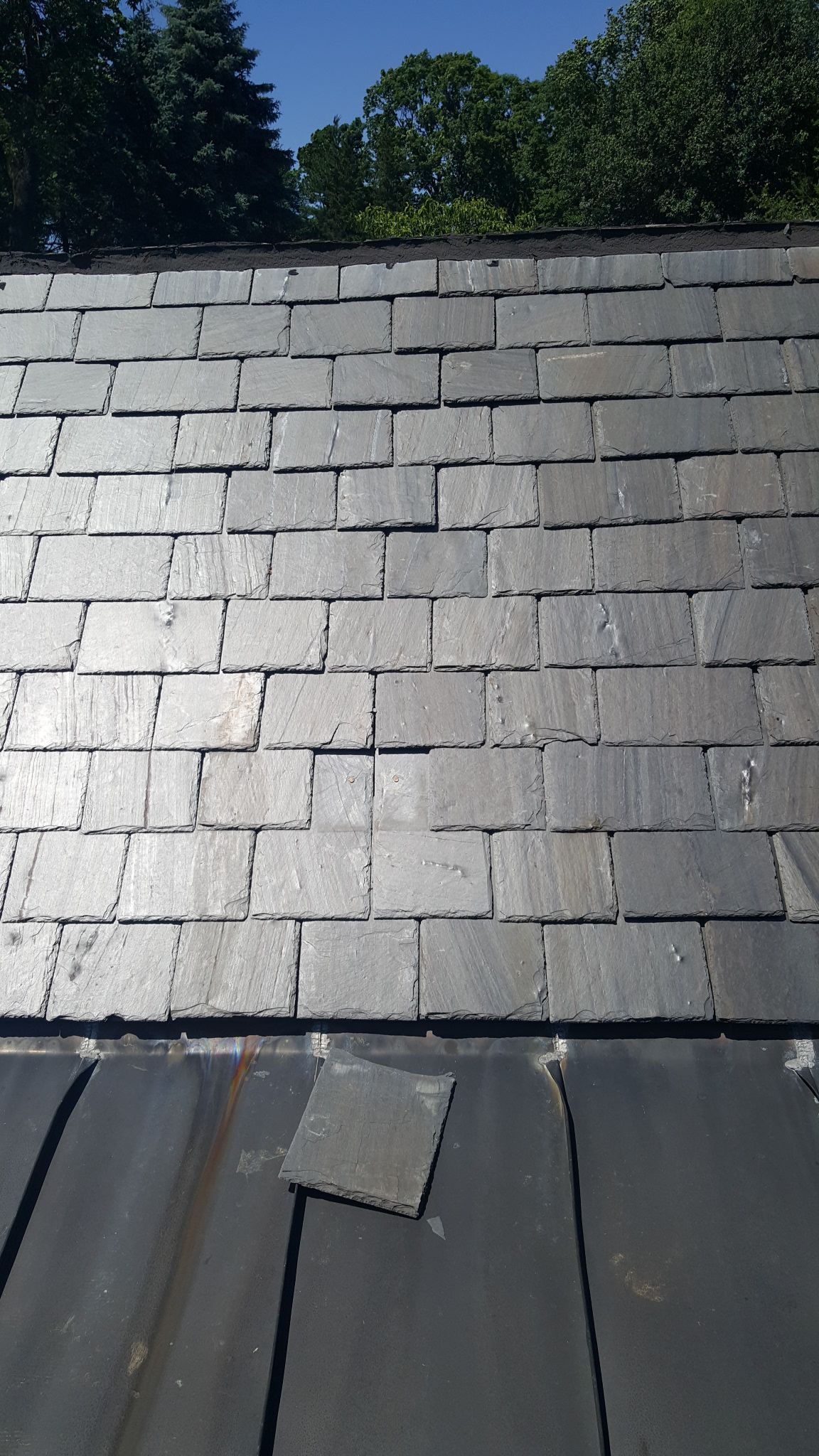 Slate repair in Guilford by Roof Right Inc