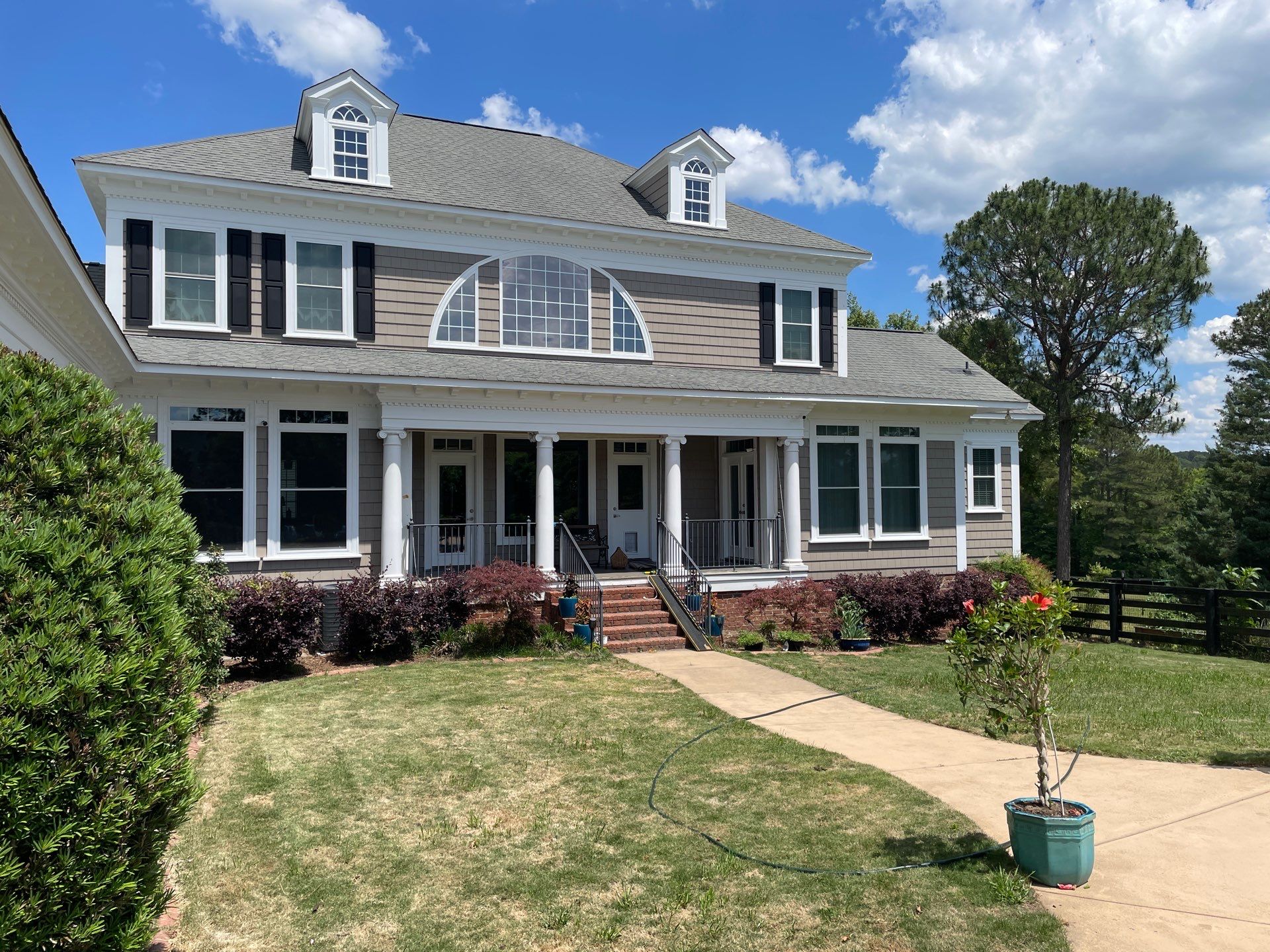 Full Exterior Painting and Color Restoration in Warrenville by Fresh Coat Painters of Augusta
